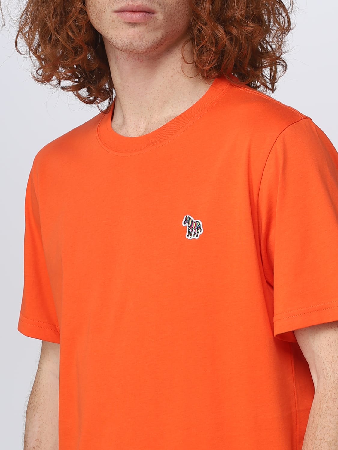 PS PAUL SMITH T-SHIRT: T-shirt homme Ps Paul Smith, Mandarine - Img 3