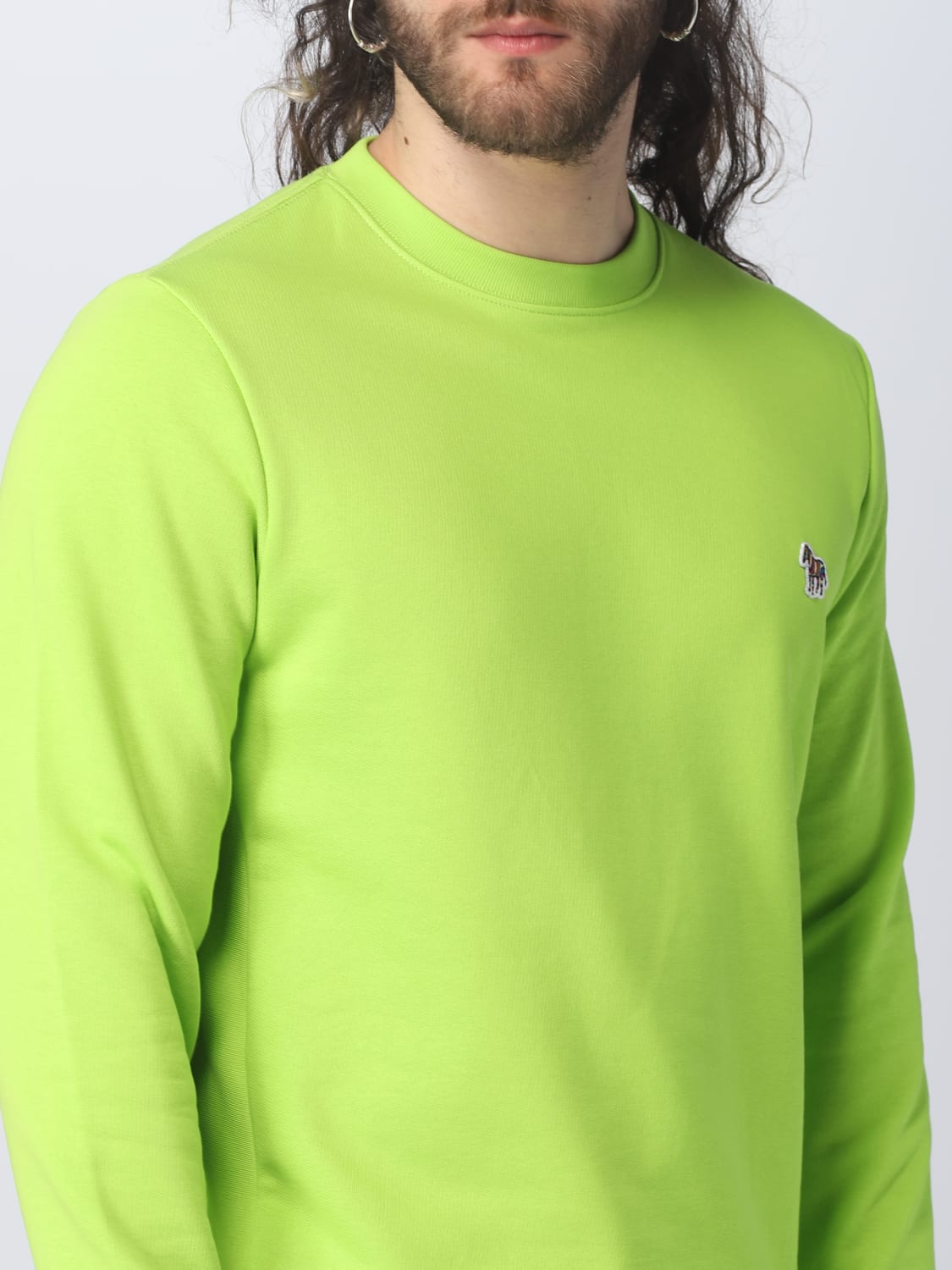 PS PAUL SMITH SWEATSHIRT: Sweatshirt homme Ps Paul Smith, Lime - Img 4