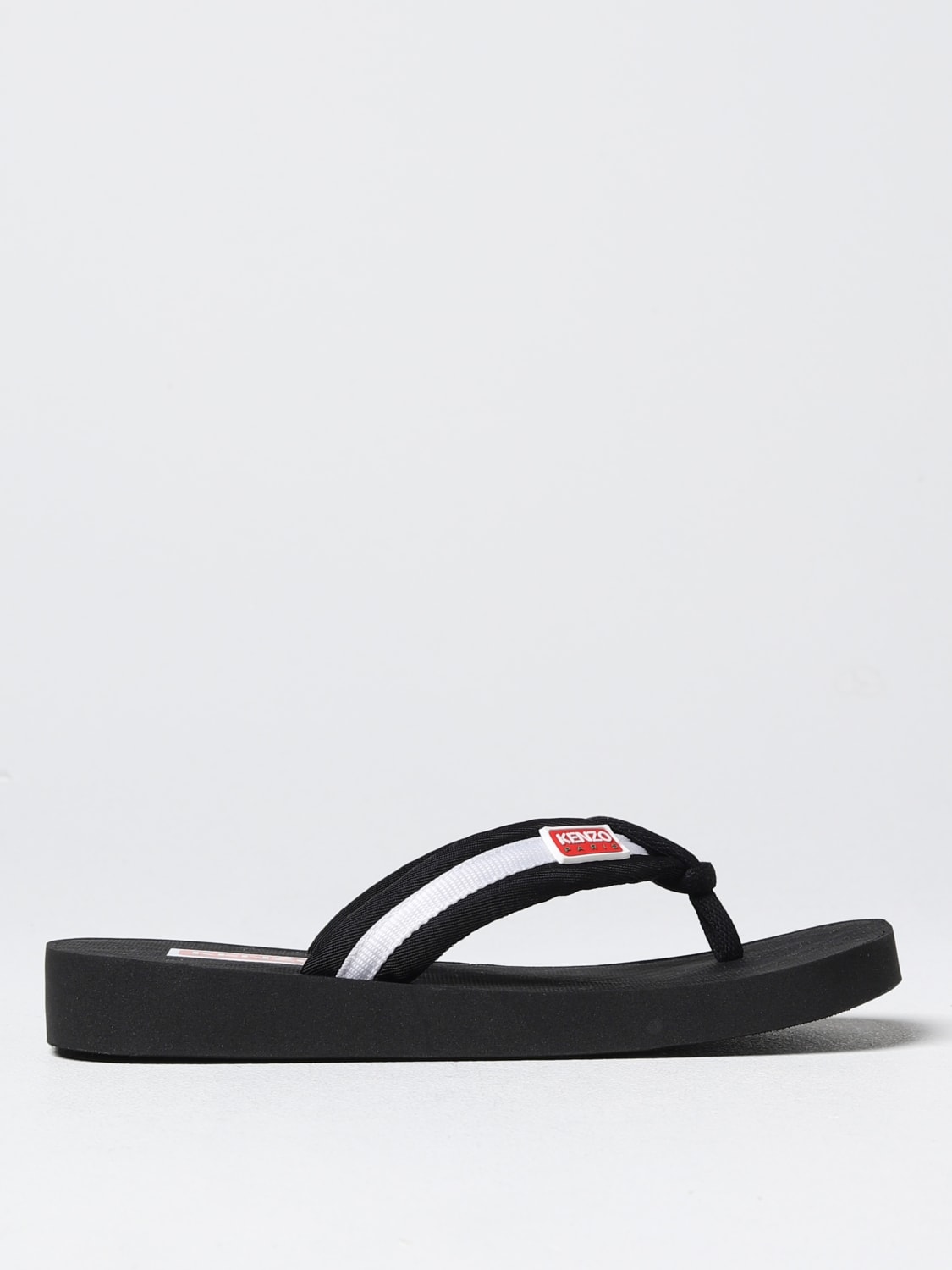 KENZO FLAT SANDALS: Shoes woman Kenzo, Black - Img 1