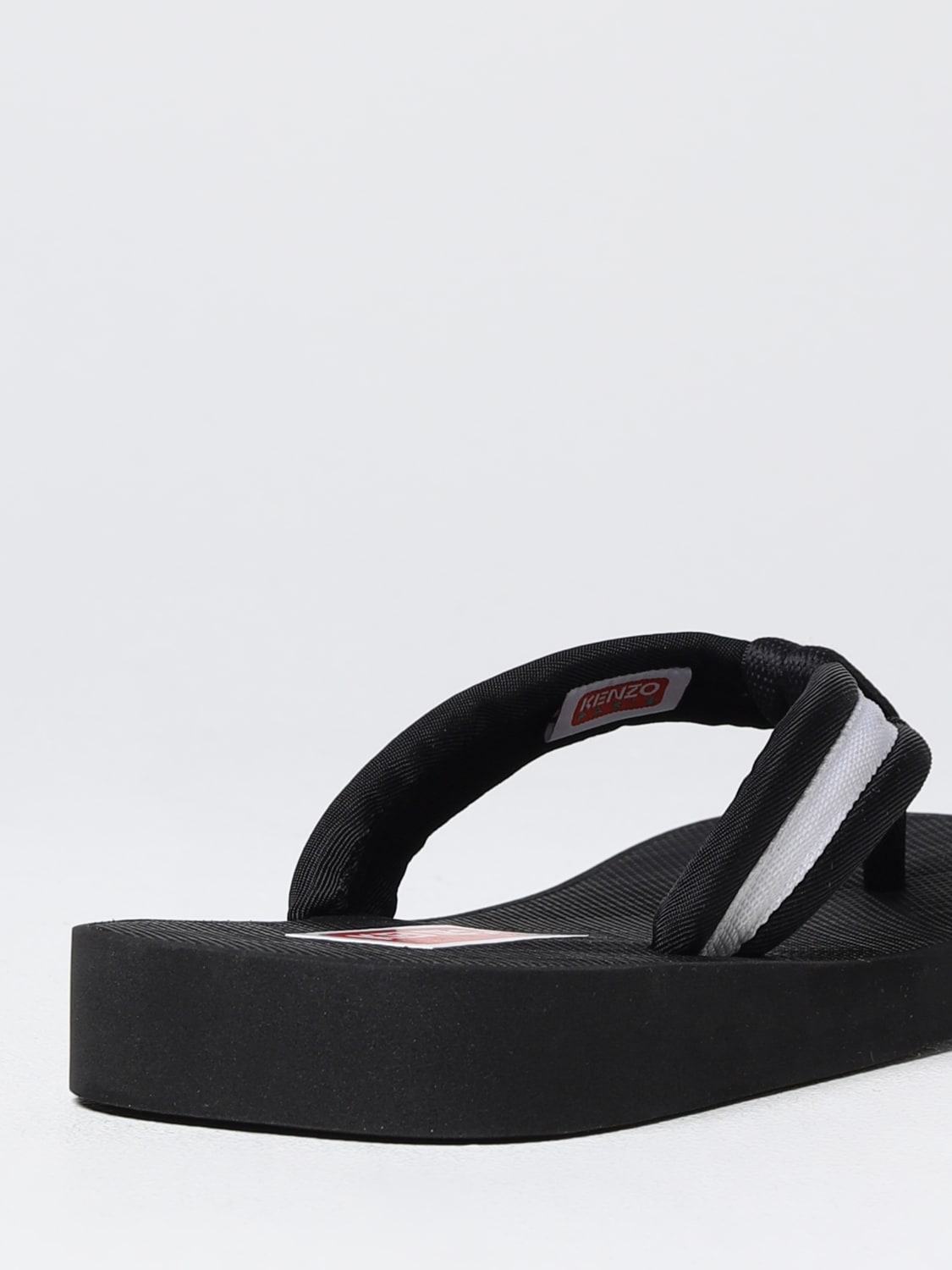 KENZO FLAT SANDALS: Shoes woman Kenzo, Black - Img 3