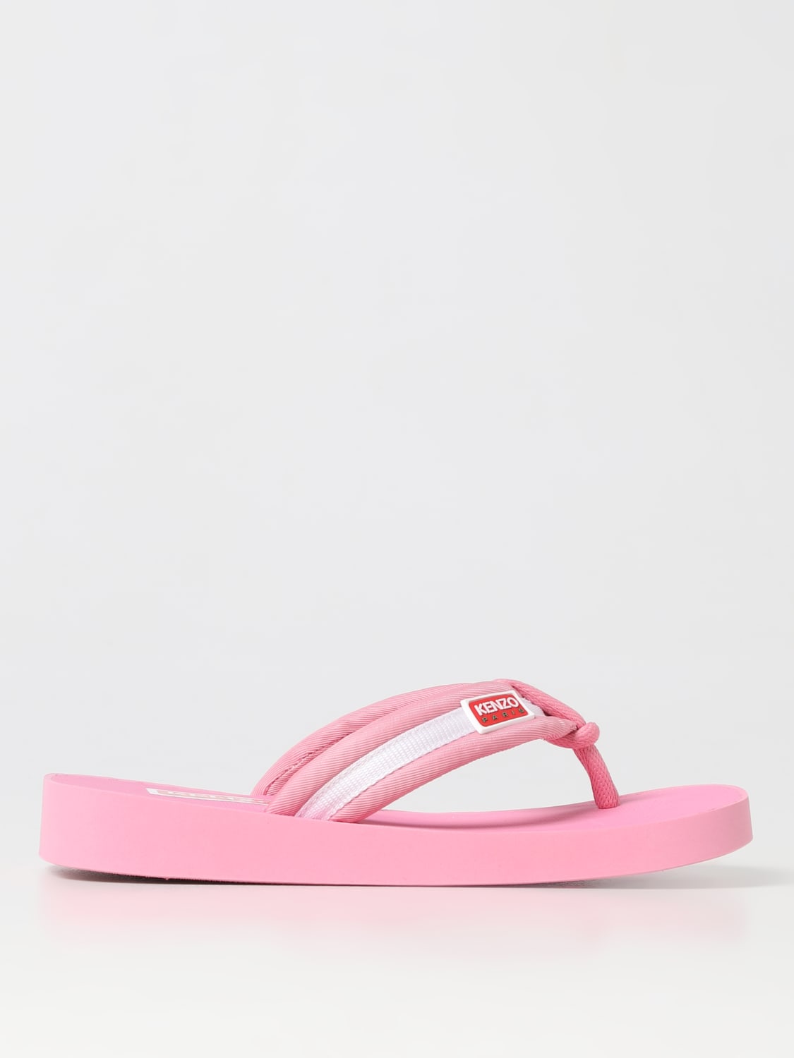 KENZO FLAT SANDALS: Shoes woman Kenzo, Pink - Img 1