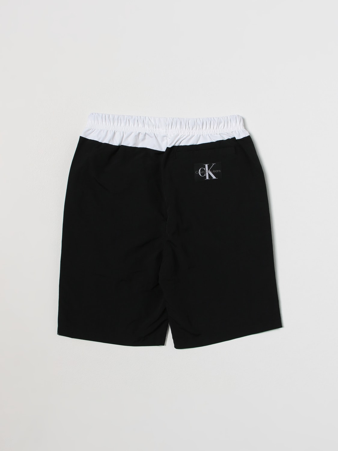 CALVIN KLEIN JEANS SHORTS: Shorts kids Calvin Klein Jeans, White - Img 2