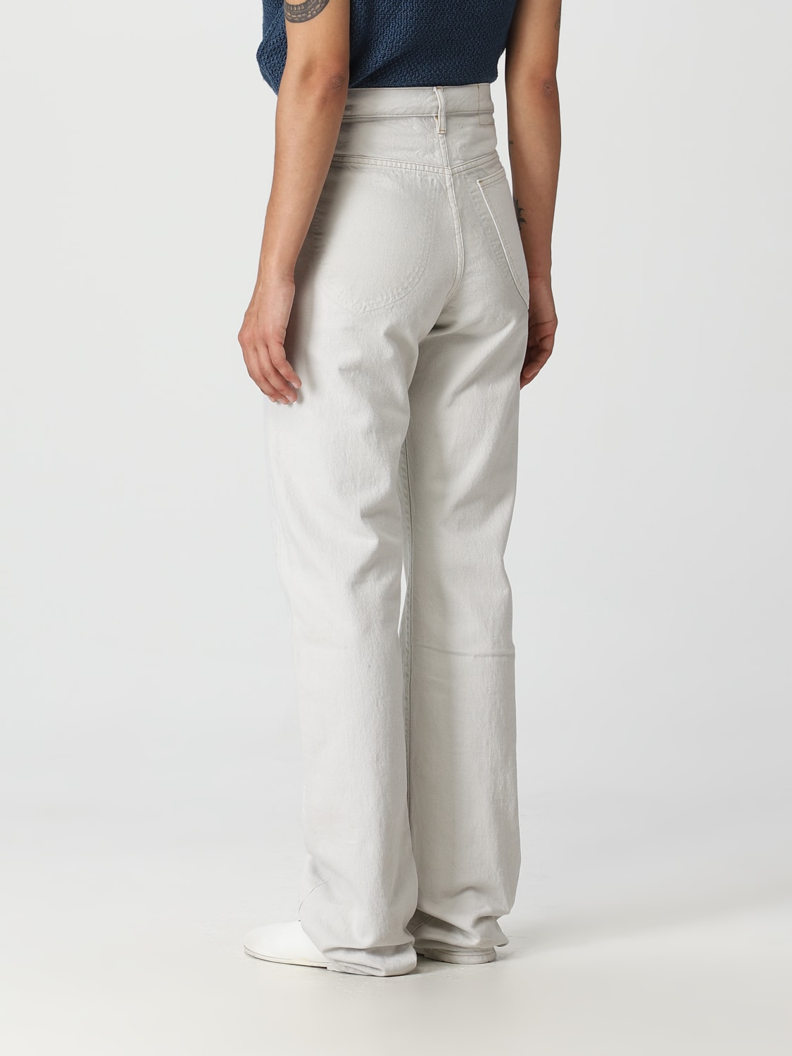 MAISON MARGIELA JEANS: Jeans woman Maison Margiela, White - Img 3