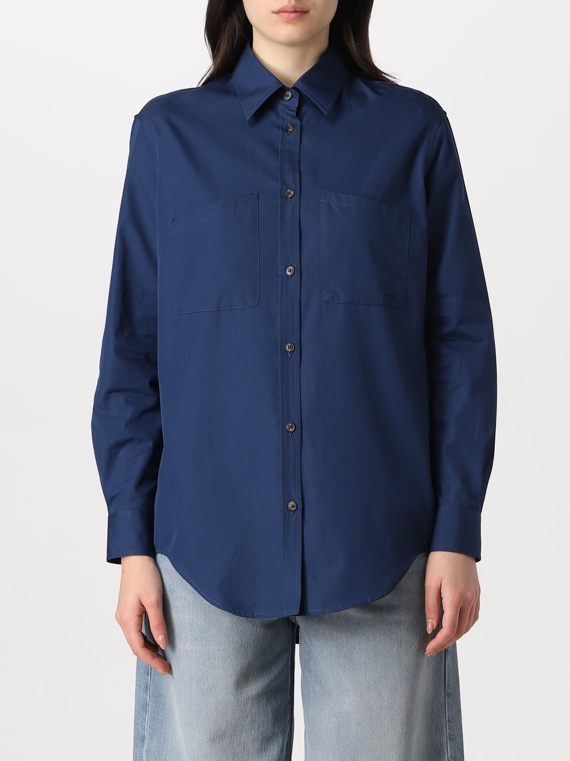 FAY HEMDBLUSE: Hemdbluse damen Fay, Blau - Img 1