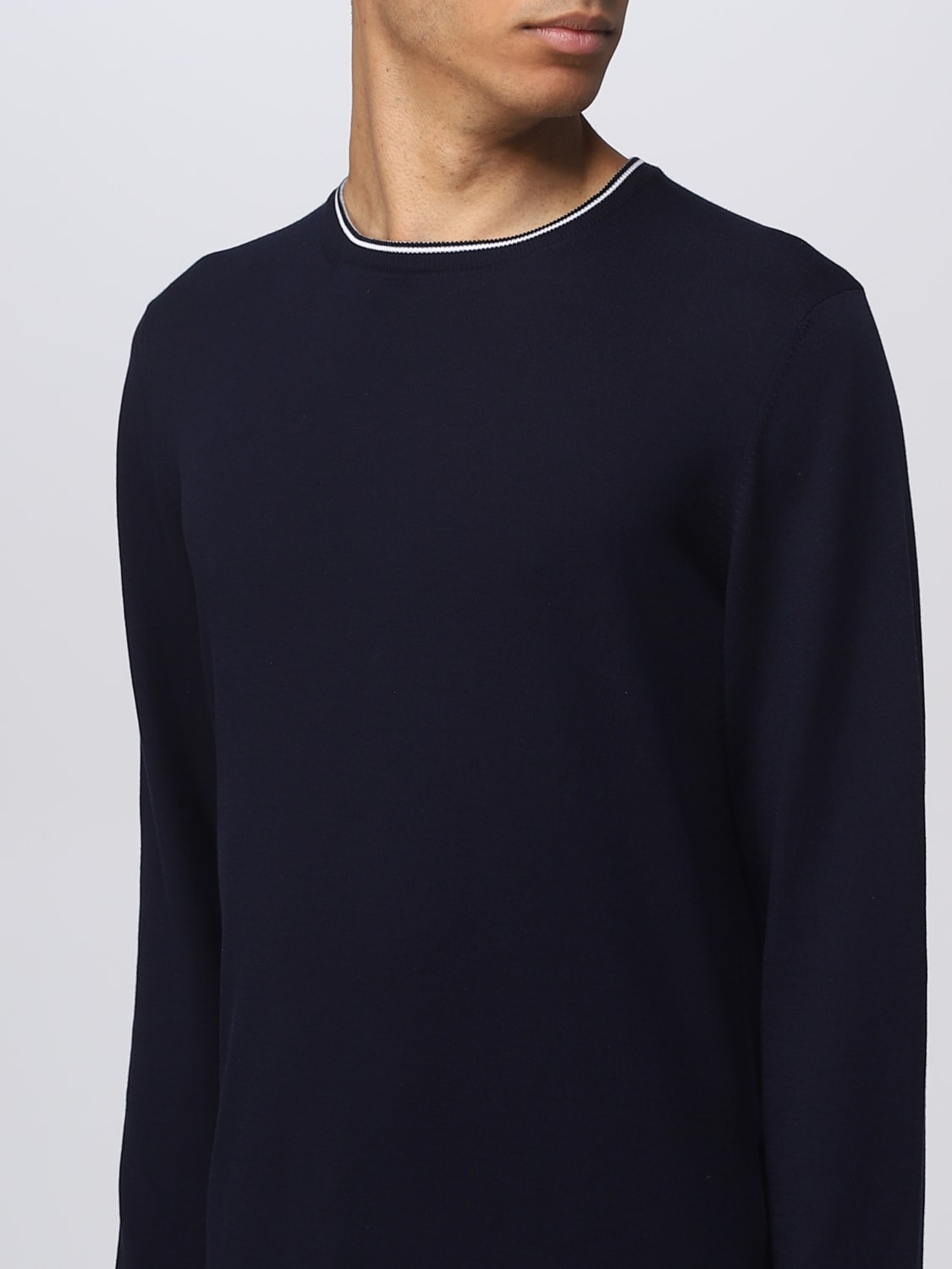 FAY SWEATER: Sweater men Fay, Blue - Img 3