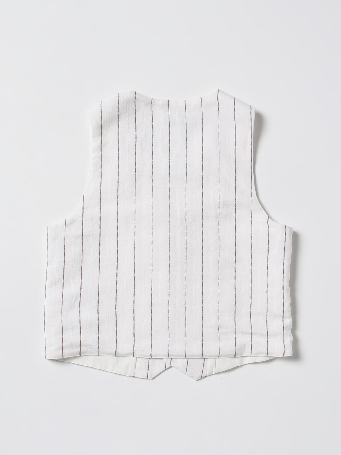 MANUEL RITZ WAISTCOAT: Manuel Ritz boys' vest, Beige - Img 2