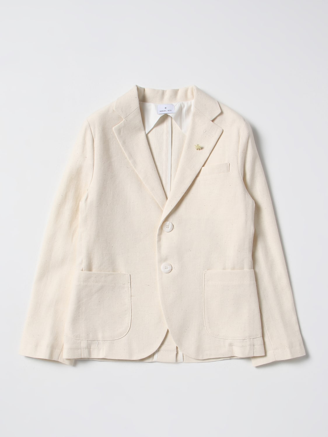 MANUEL RITZ BLAZER: Blazer kids Manuel Ritz, Beige - Img 1