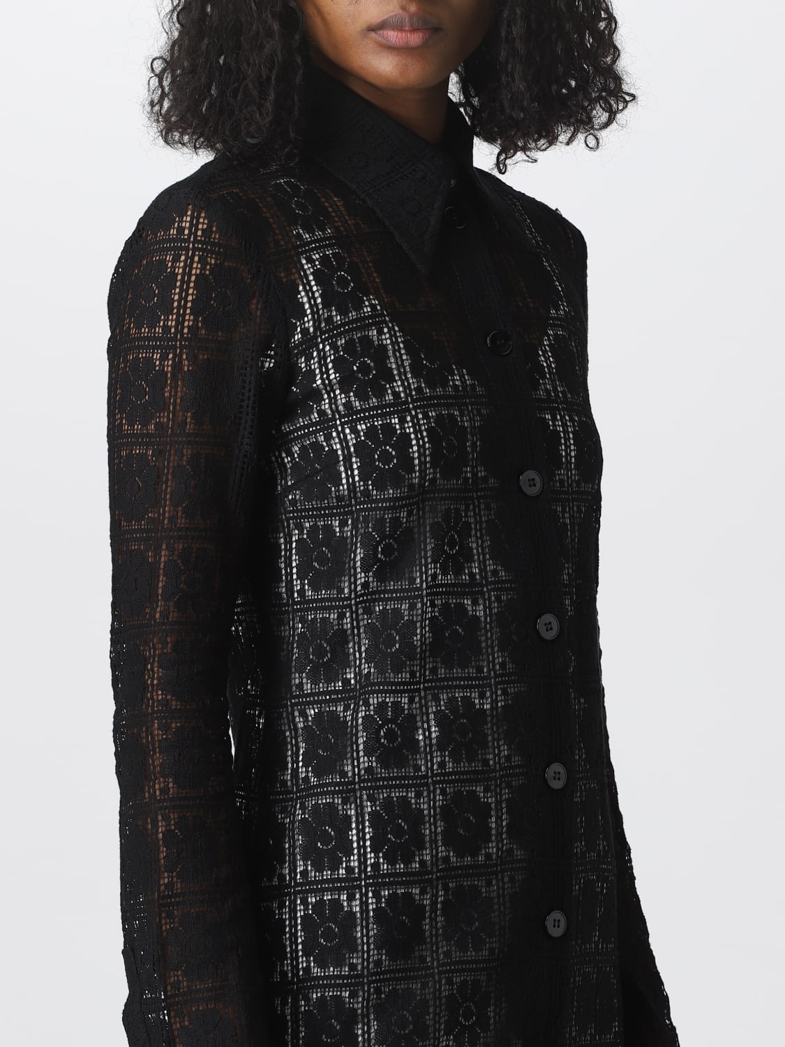 SPORTMAX ABITO: Abito Sportmax in pizzo valecienne, Nero - Img 4