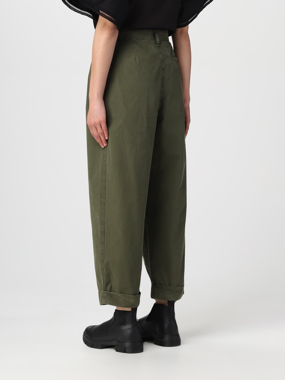 PINKO PANTS: Pants woman Pinko, Green - Img 2