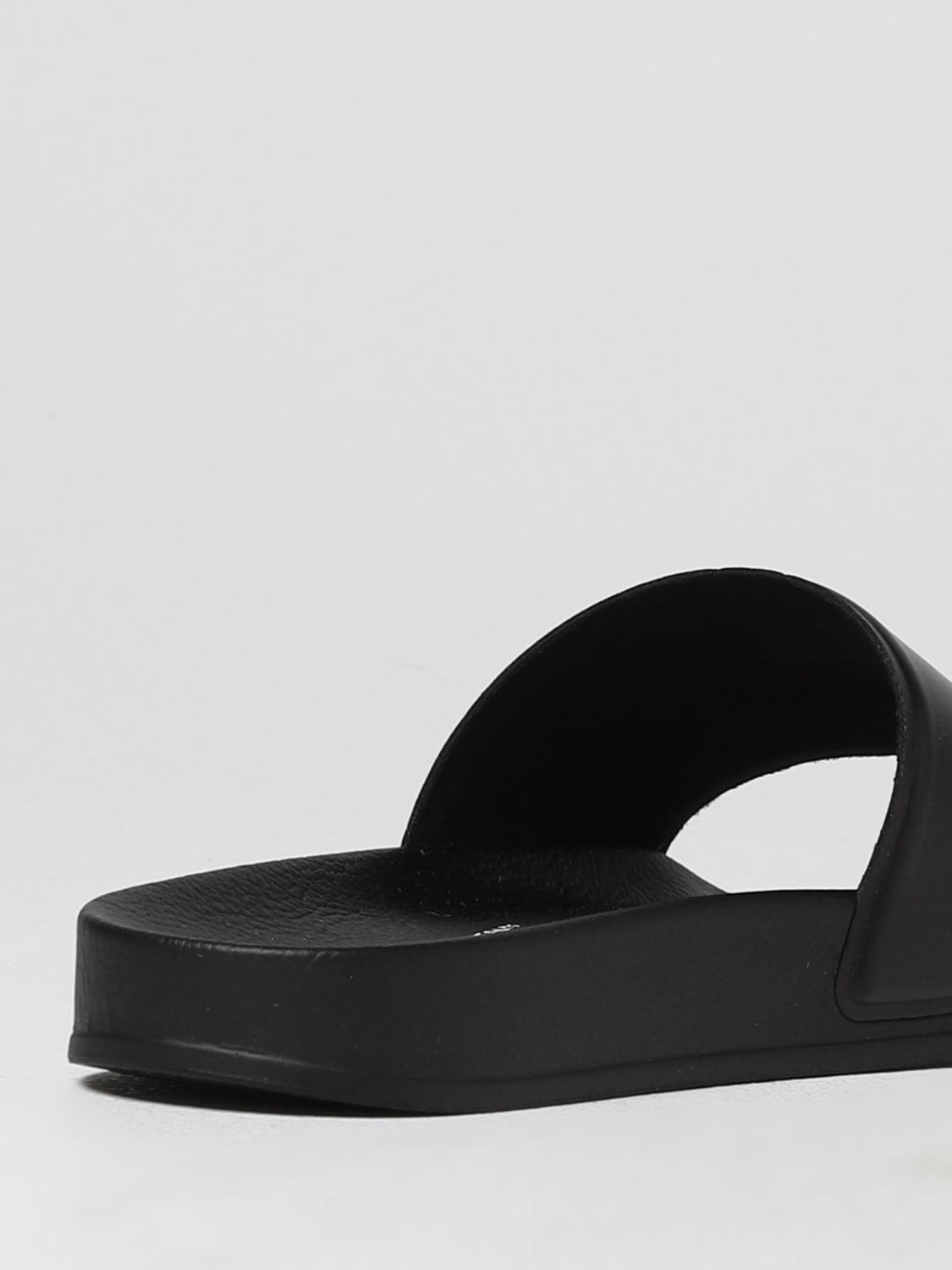 MSGM SANDALS: MSGM rubber slides, Black - Img 3