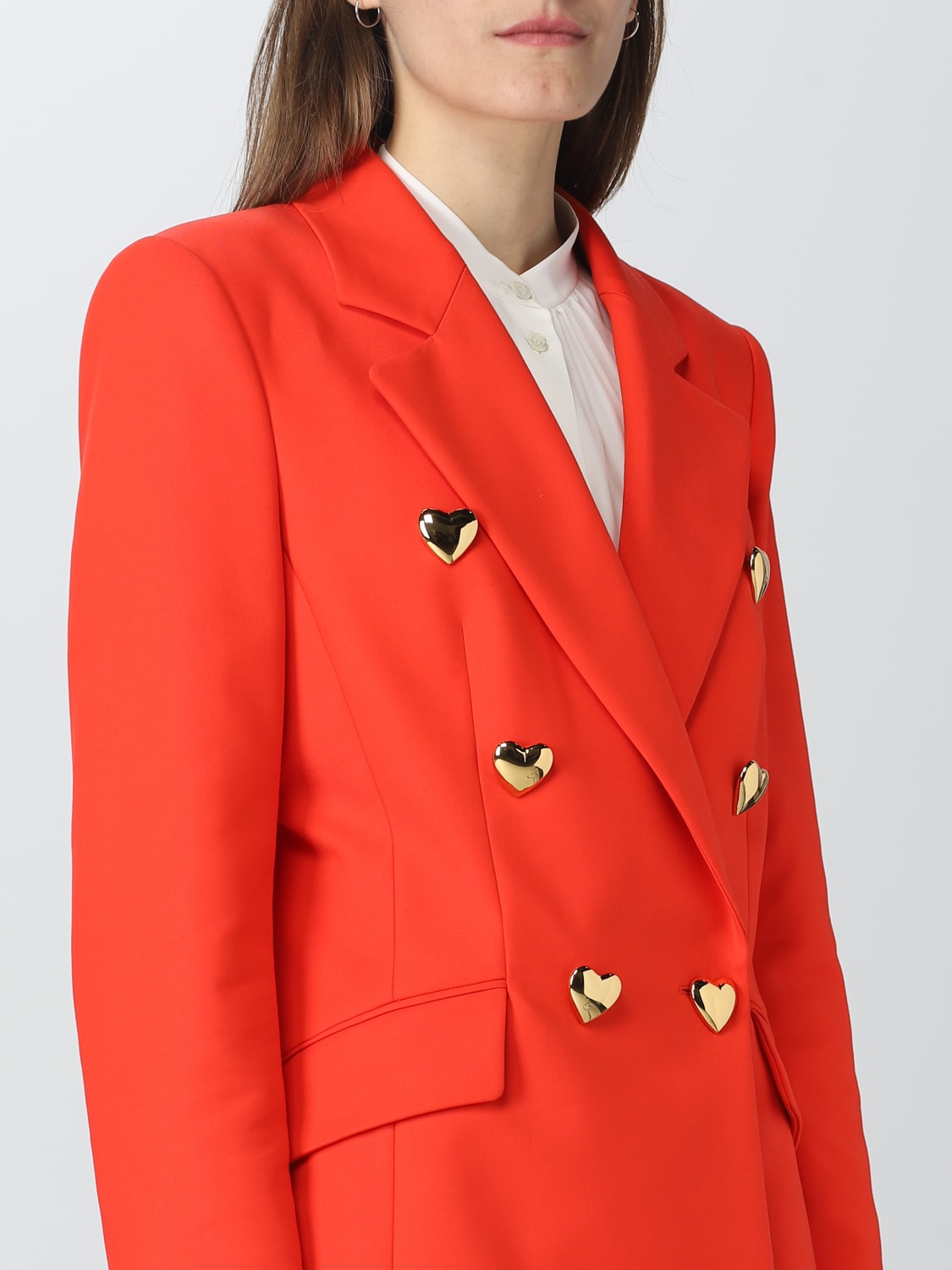 MOSCHINO COUTURE VESTE: Veste femme Moschino Couture, Rouge - Img 5