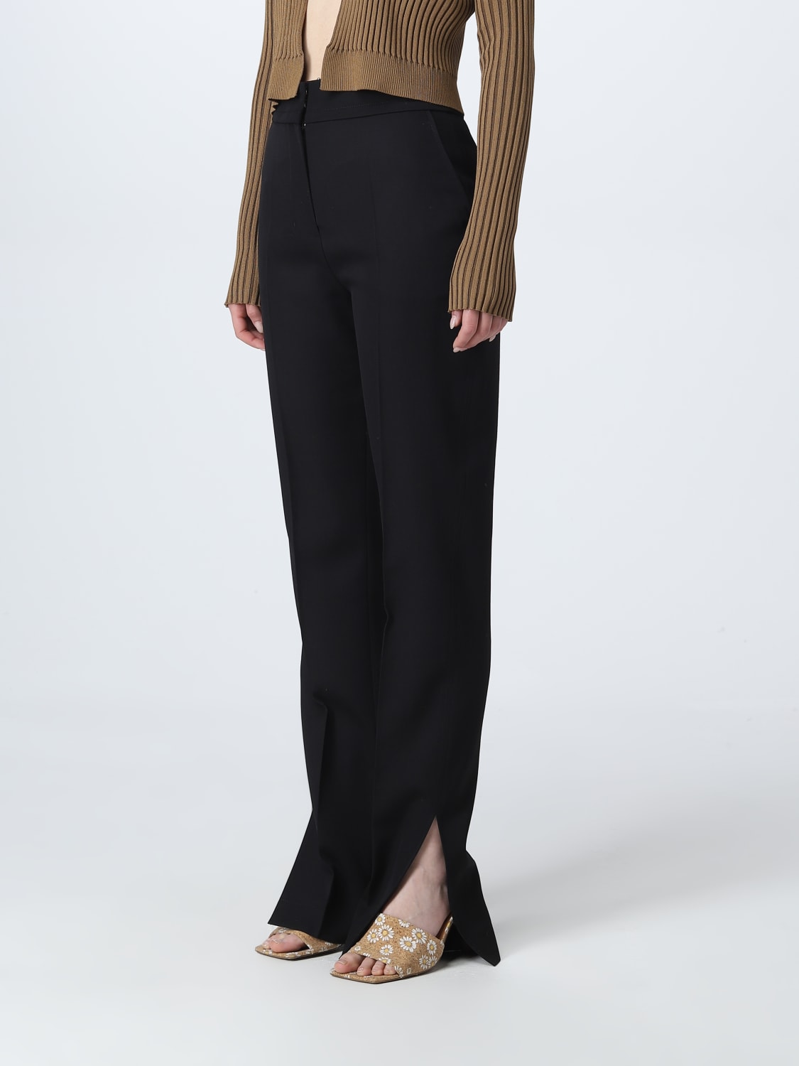 パンツ JACQUEMUS Woman Pants Black 233PA0531333 990 Jacquemus Outlet: Trousers woman - Black | Jacquemus