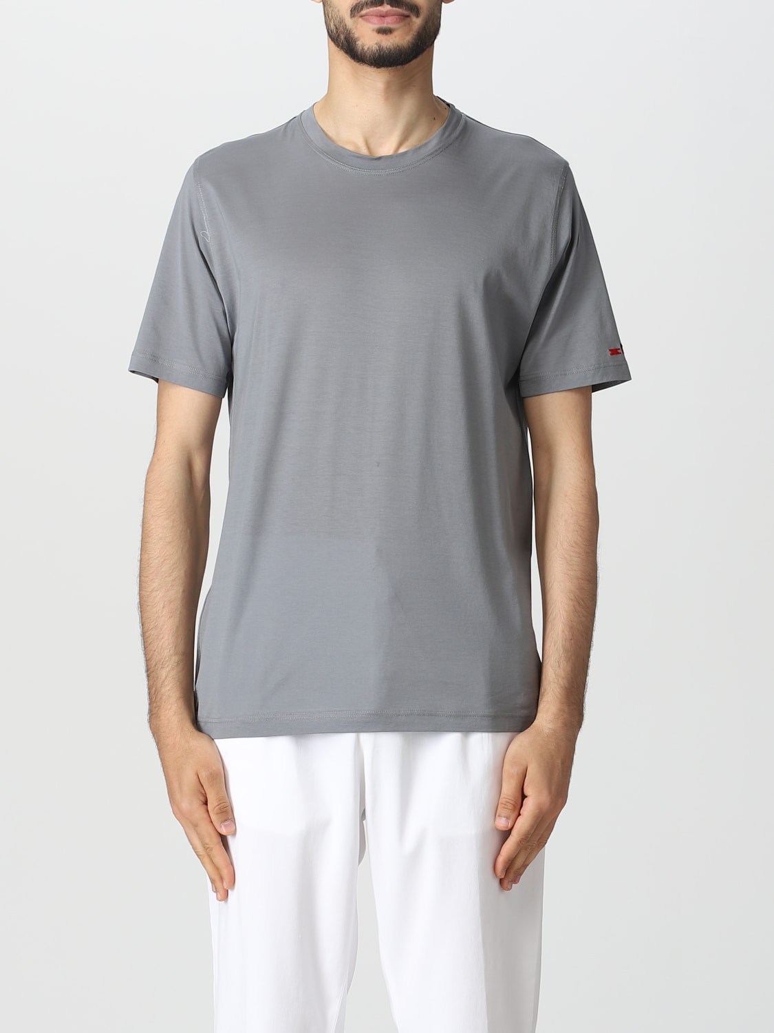 Giglio T-shirt Kiton in cotone