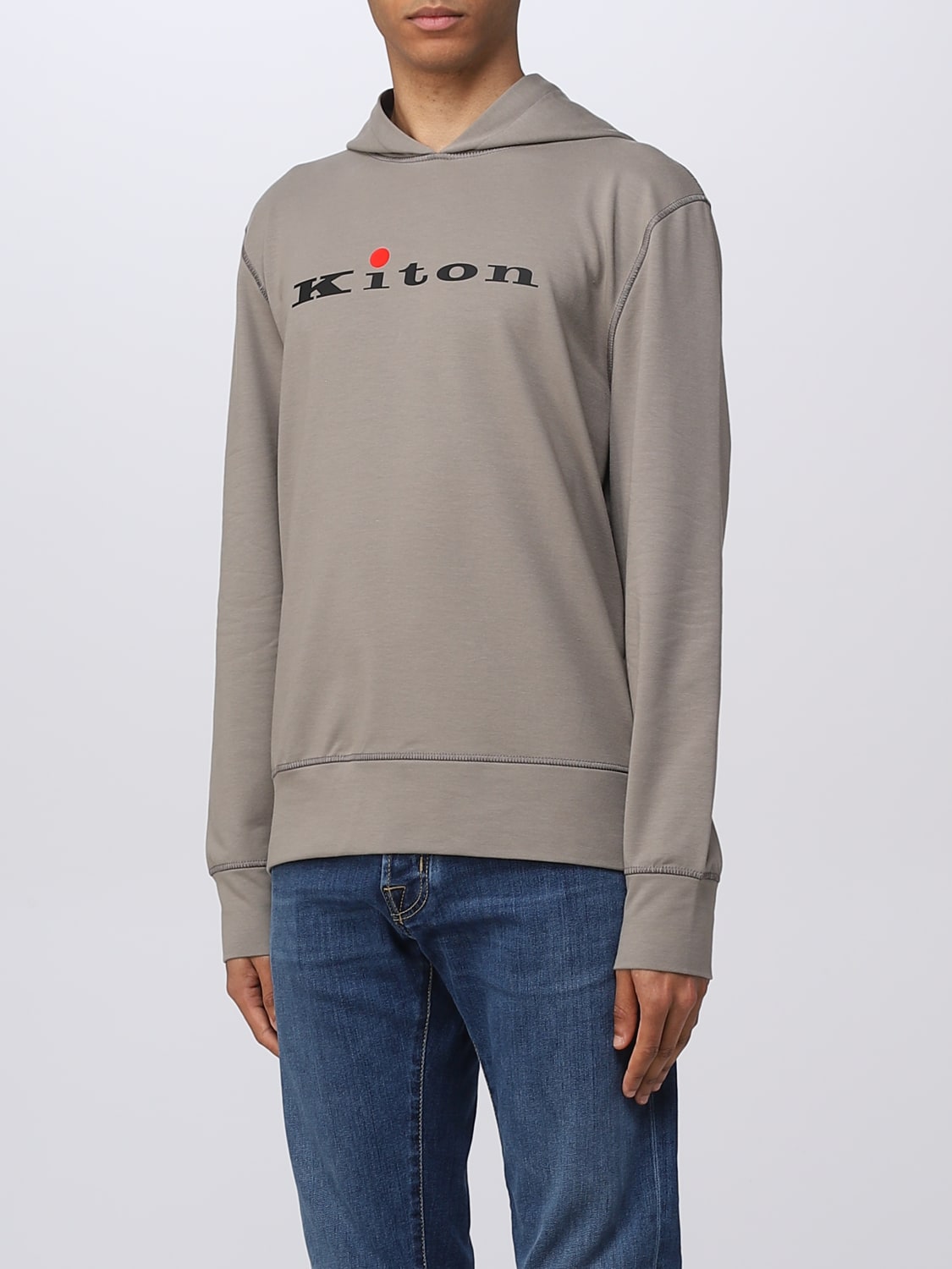 KITON SWEATSHIRT: Sweatshirt men Kiton, Dove Grey - Img 3