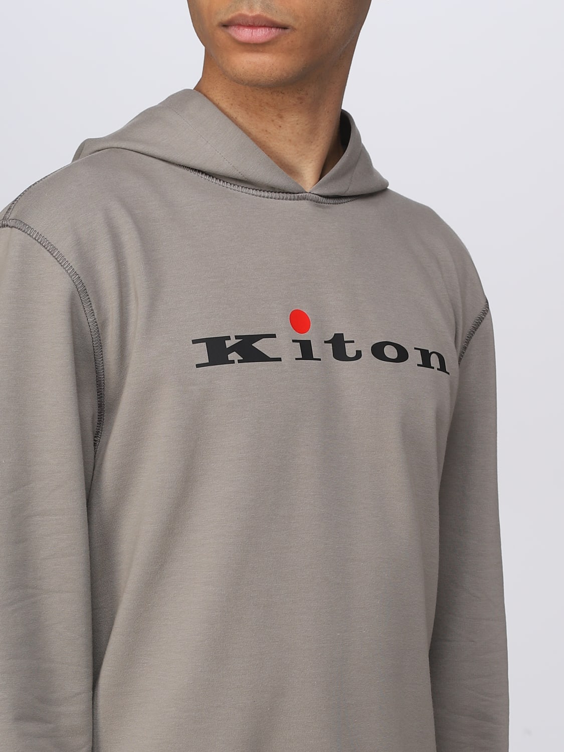 KITON SWEATSHIRT: Sweatshirt men Kiton, Dove Grey - Img 4