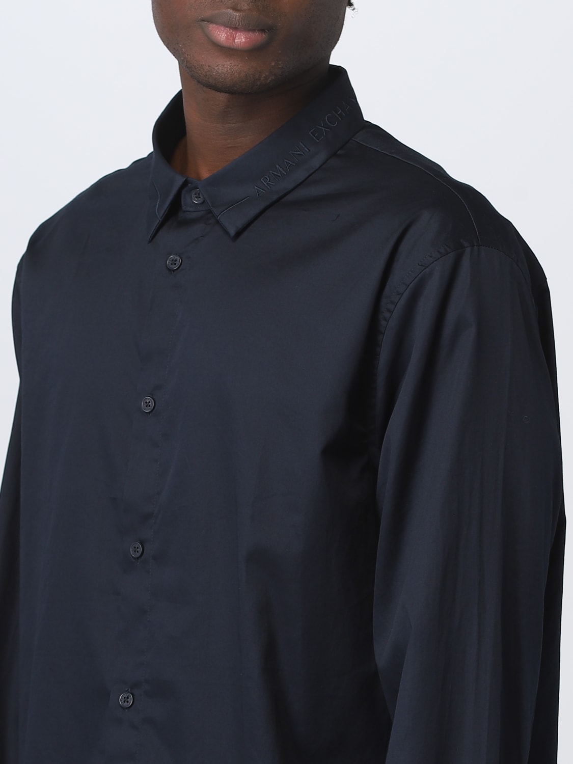 ARMANI EXCHANGE SHIRT: Shirt men Armani Exchange, Blue - Img 3