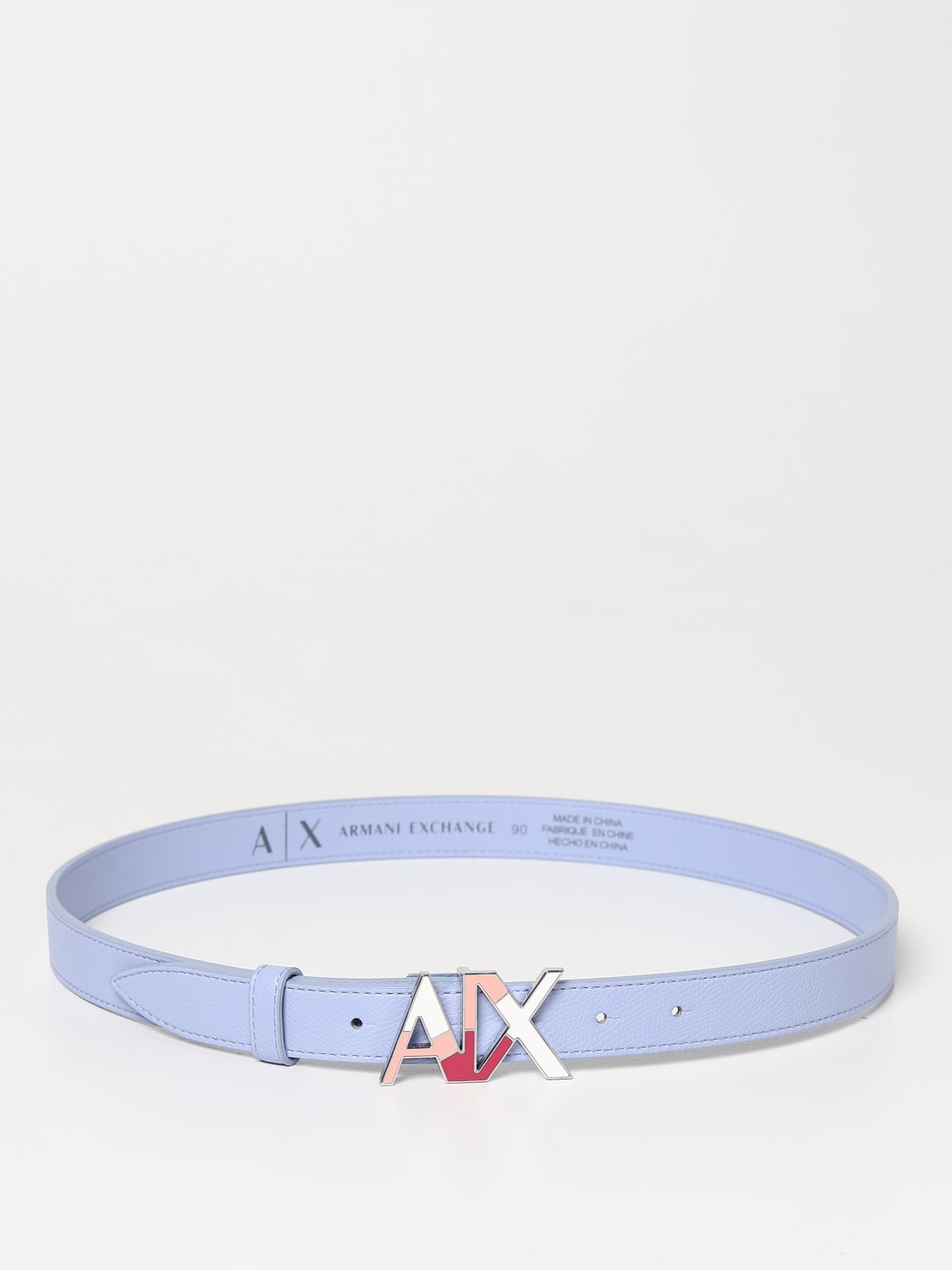 ARMANI EXCHANGE CEINTURE: Ceinture femme Armani Exchange, Bleu Azur - Img 1