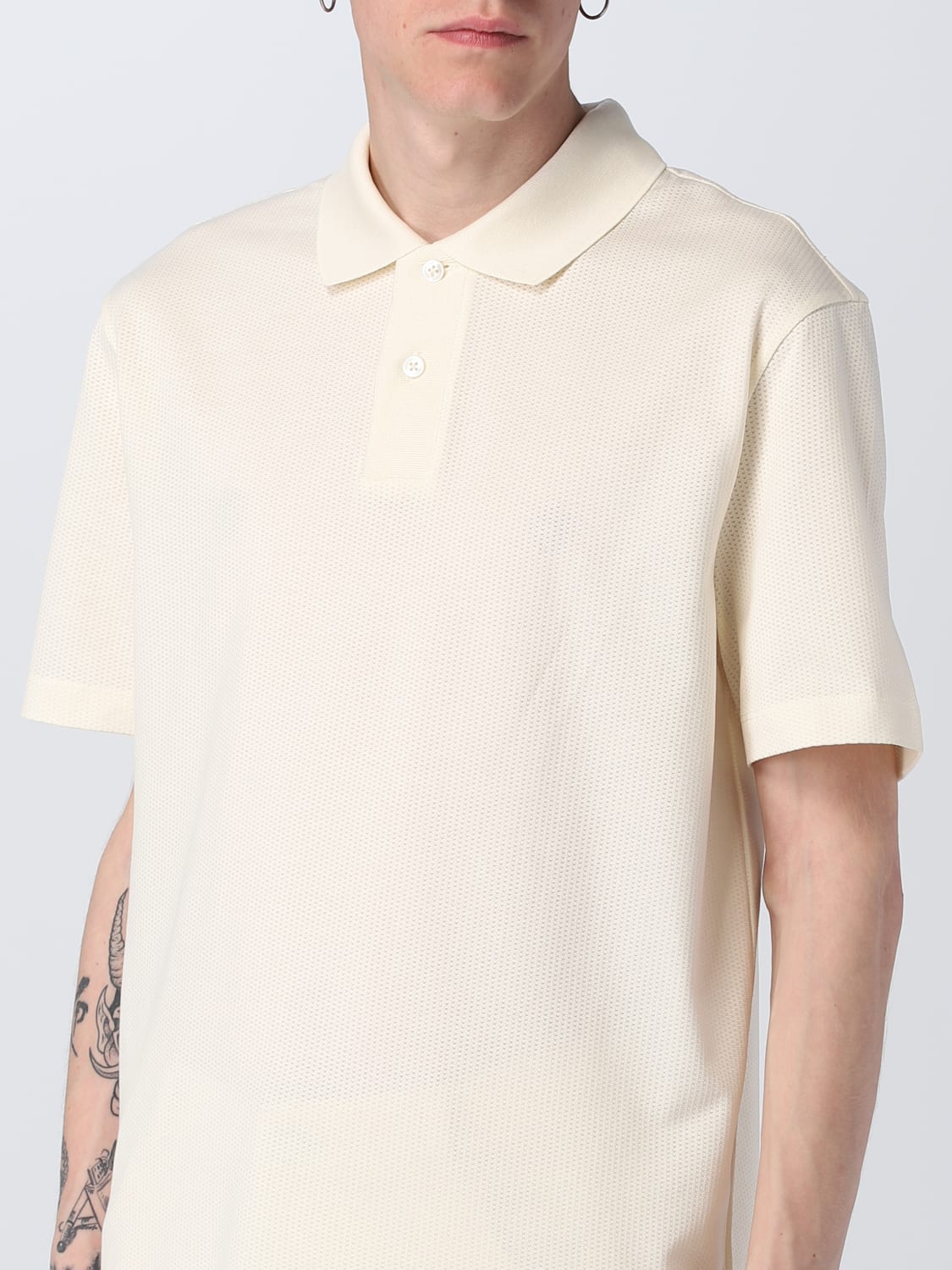 BOSS POLO SHIRT: Sweater men Boss, White - Img 3