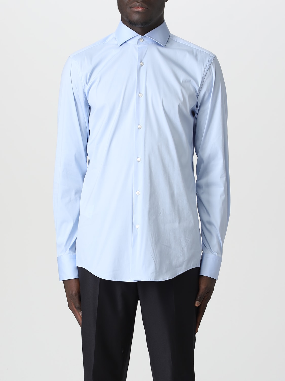 BOSS SHIRT: Shirt men Boss, Gnawed Blue - Img 1