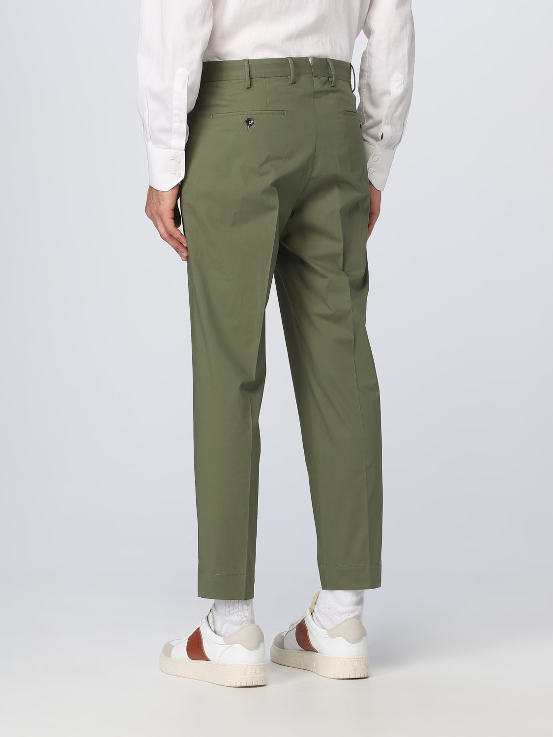 INCOTEX PANTS: Pants men Incotex, Green - Img 2