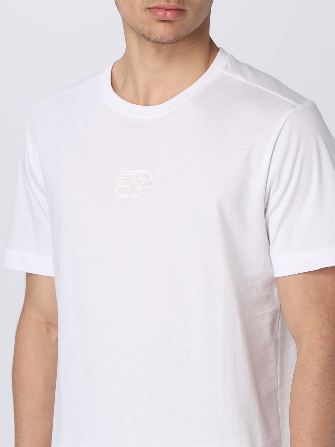 EA7 T-SHIRT: T-shirt men Ea7, White - Img 3