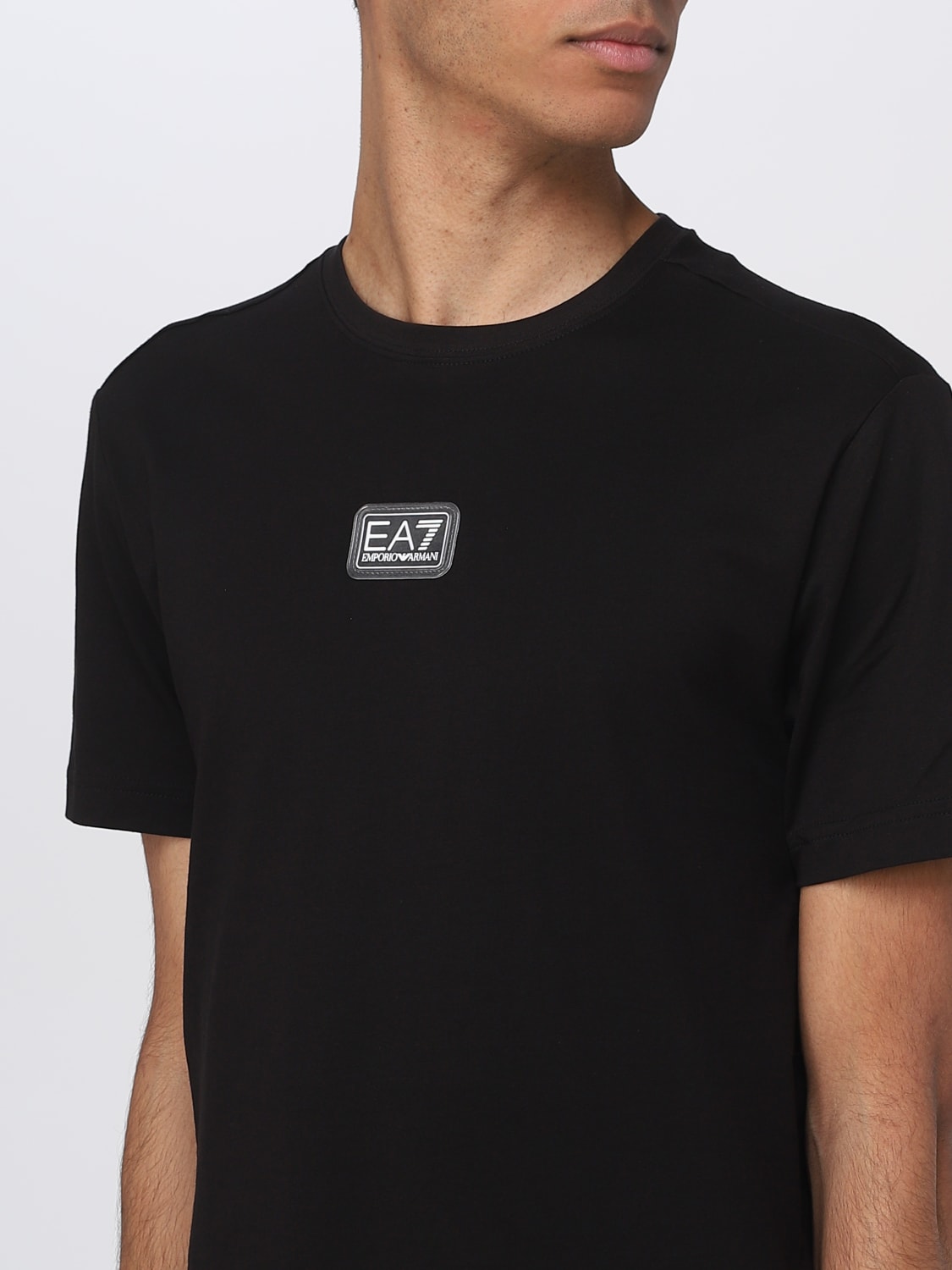EA7 CAMISETA: Camiseta hombre Ea7, Negro - Img 3