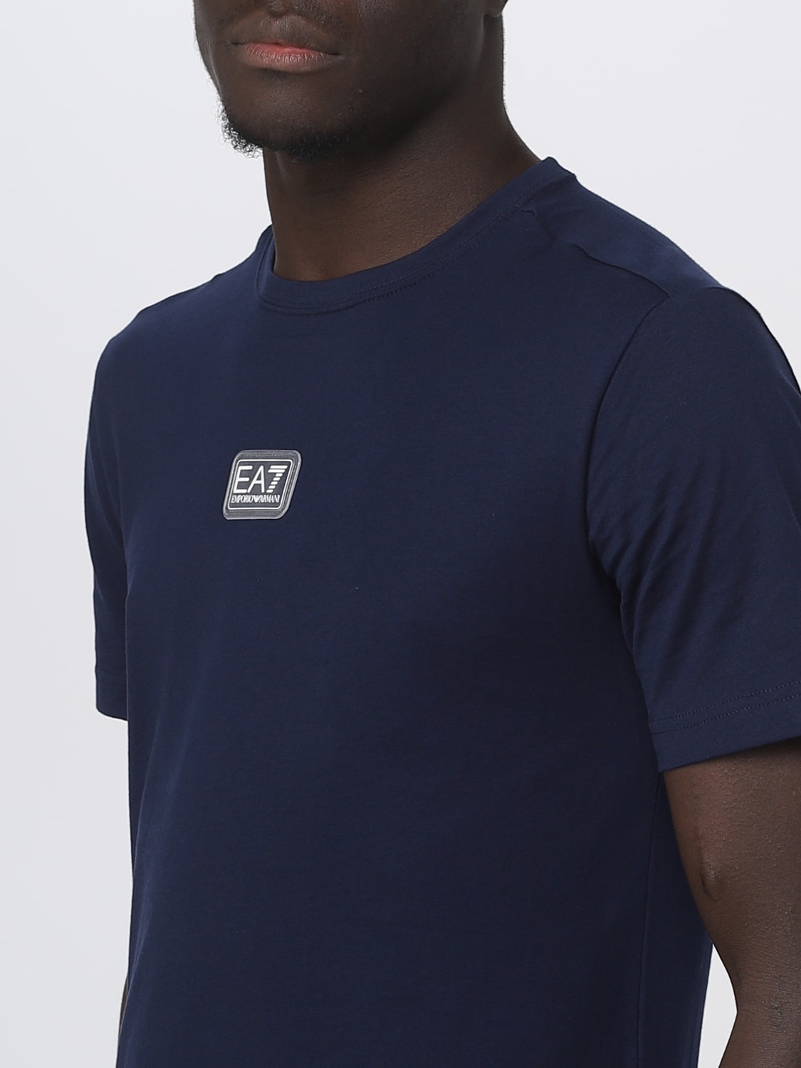 EA7 T-SHIRT: T-shirt men Ea7, Blue - Img 4