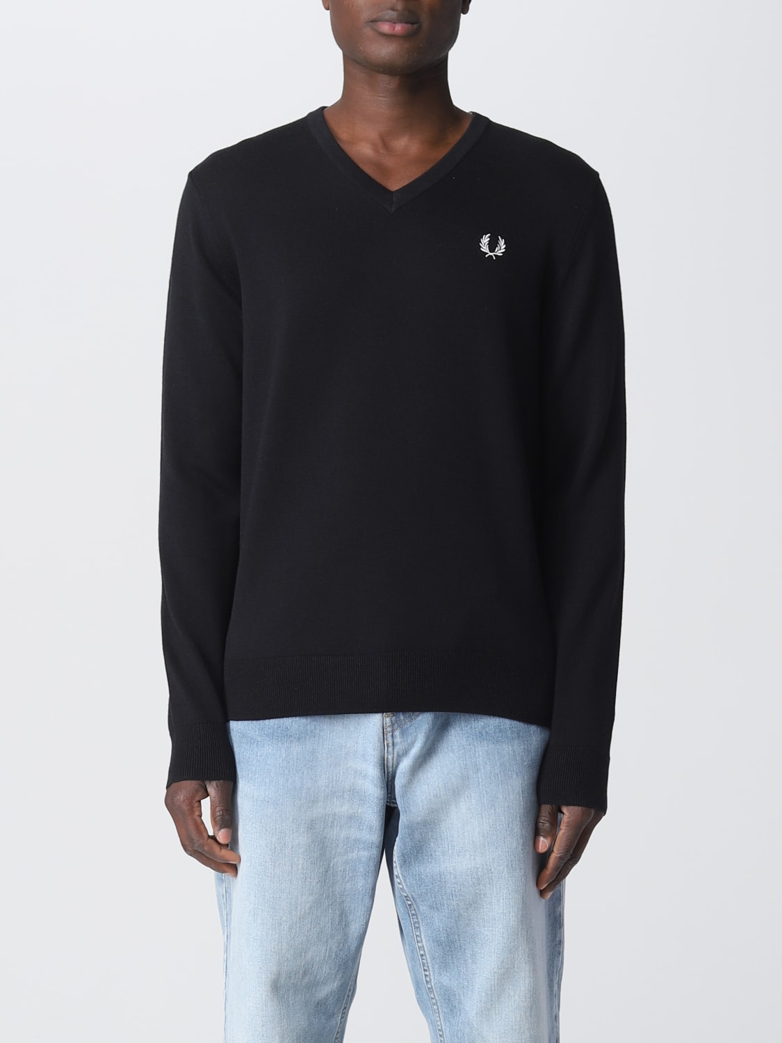 FRED PERRY SWEATER: Sweater men Fred Perry, Black - Img 1