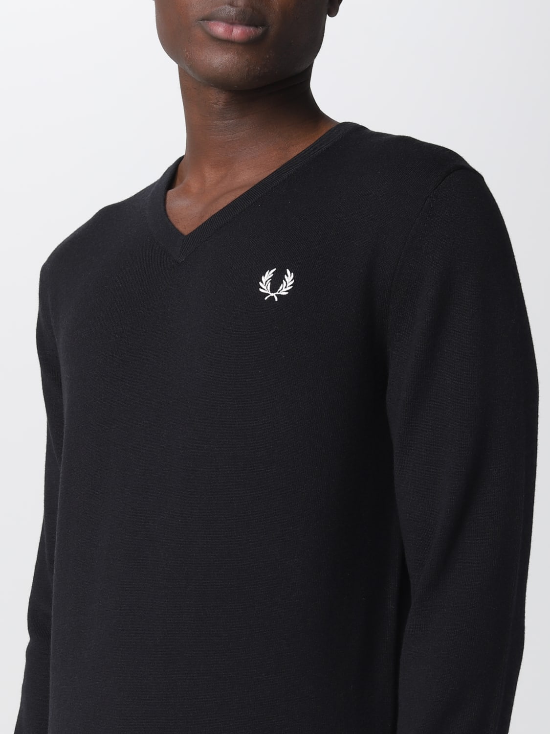 FRED PERRY SWEATER: Sweater men Fred Perry, Black - Img 3