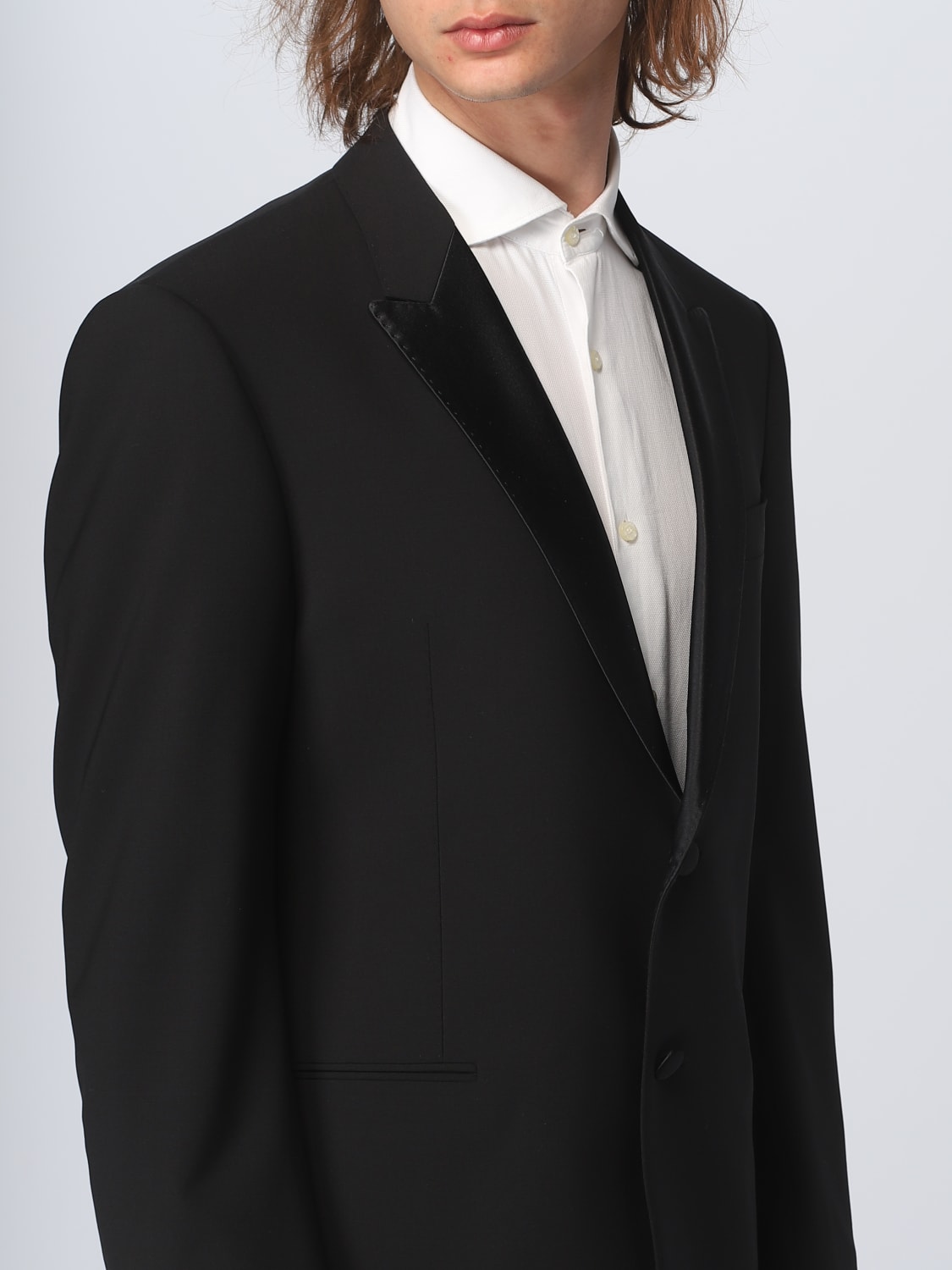 EMPORIO ARMANI SUIT: Suit men Emporio Armani, Black - Img 5