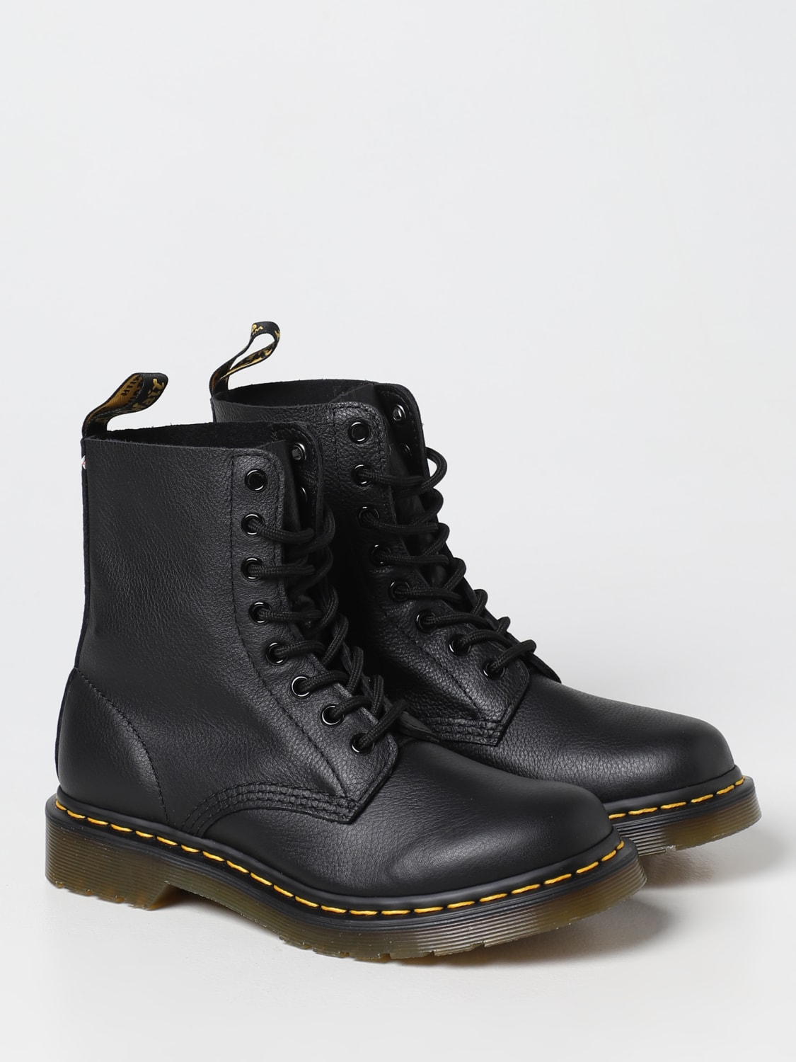 DR. MARTENS BOOTS: Flat booties woman Dr. Martens, Black - Img 2