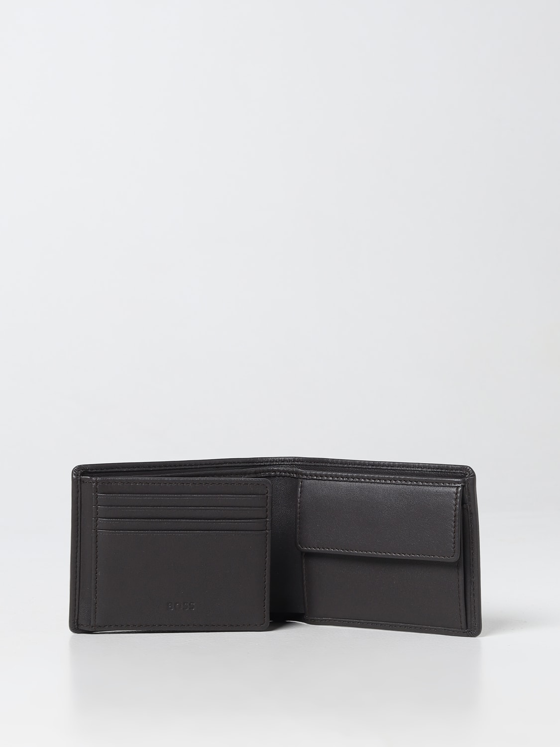 BOSS WALLET: Wallet men Boss, Brown - Img 2