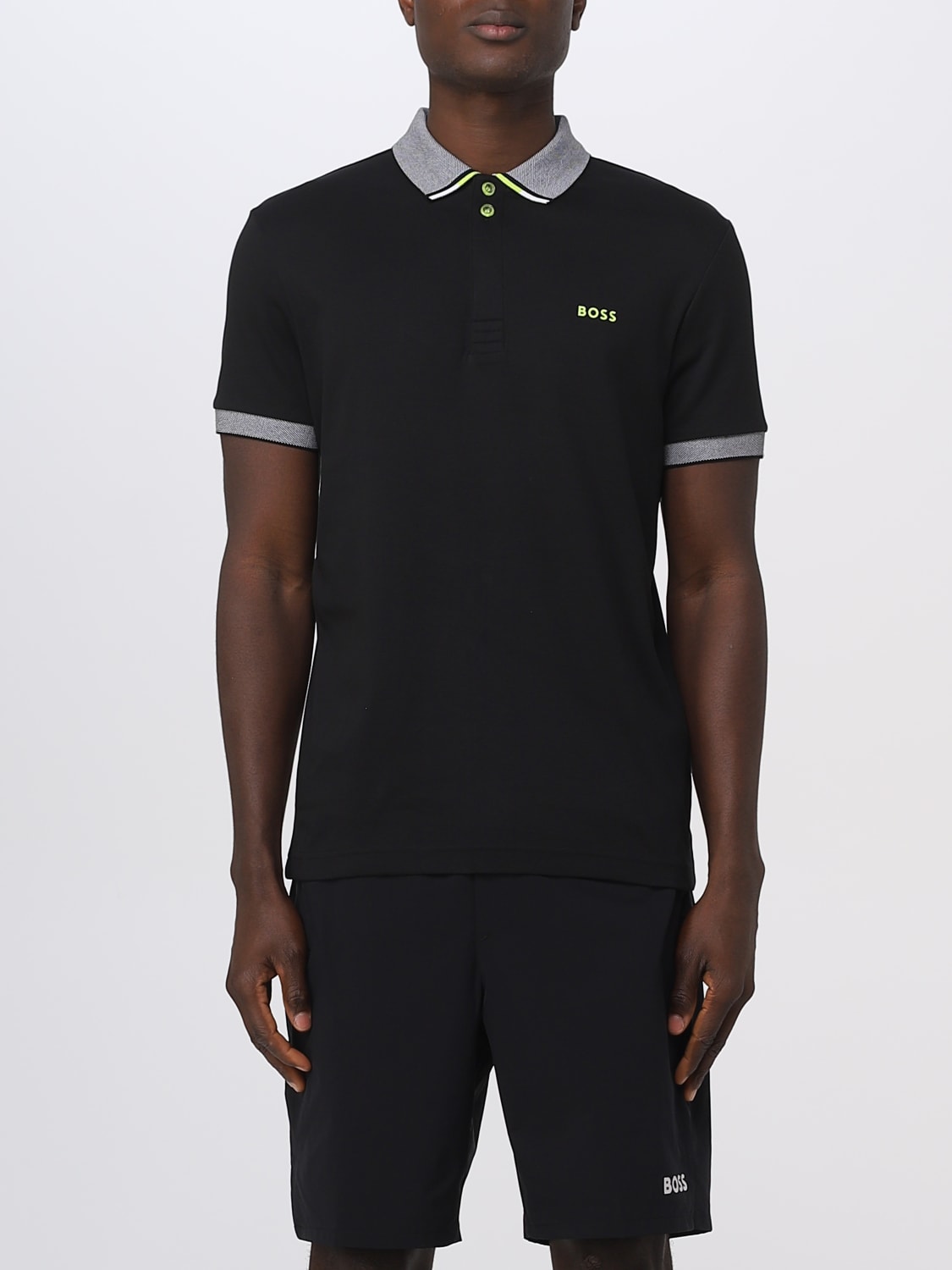 BOSS POLO SHIRT: Polo shirt men Boss, Black - Img 1