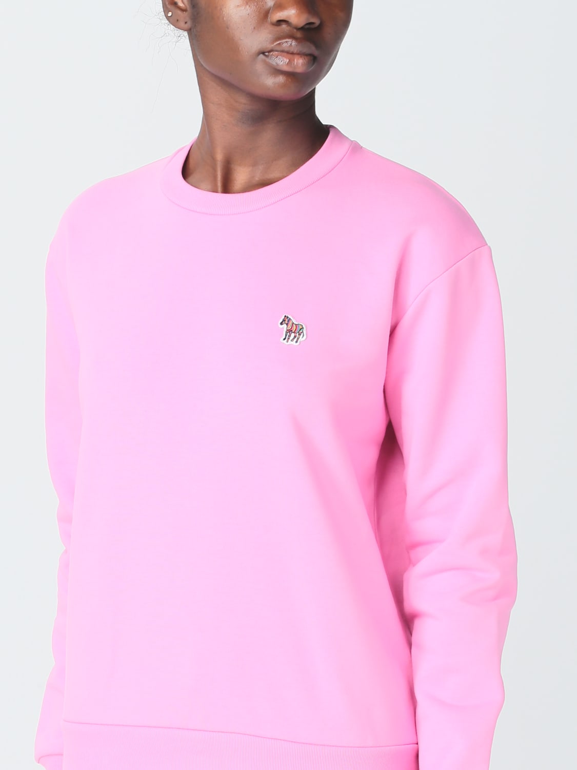 PS PAUL SMITH SWEATSHIRT: Sweatshirt woman Ps Paul Smith, Pink - Img 4