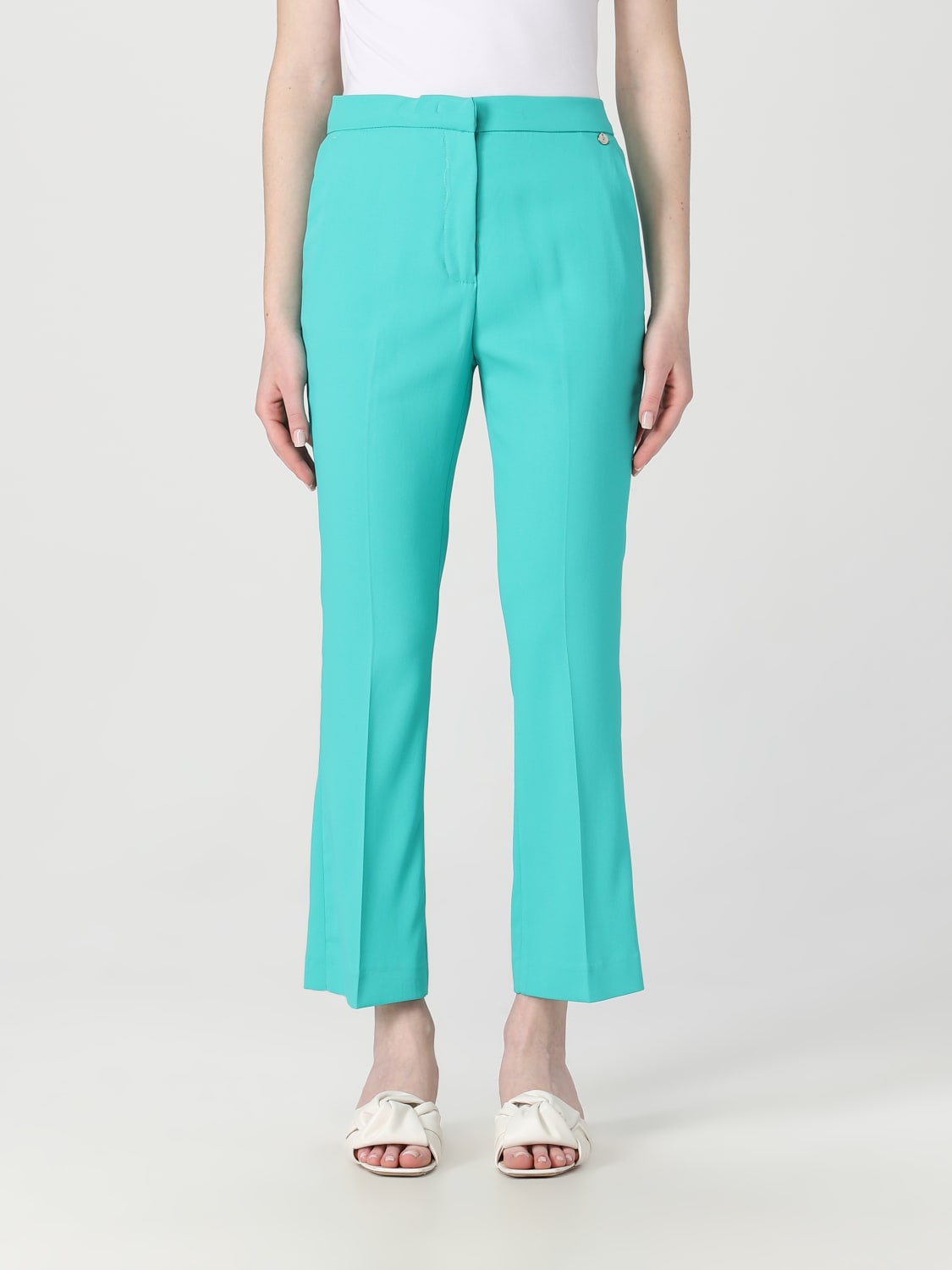 Liu Jo Outlet: Pants woman - Green | Liu Jo pants