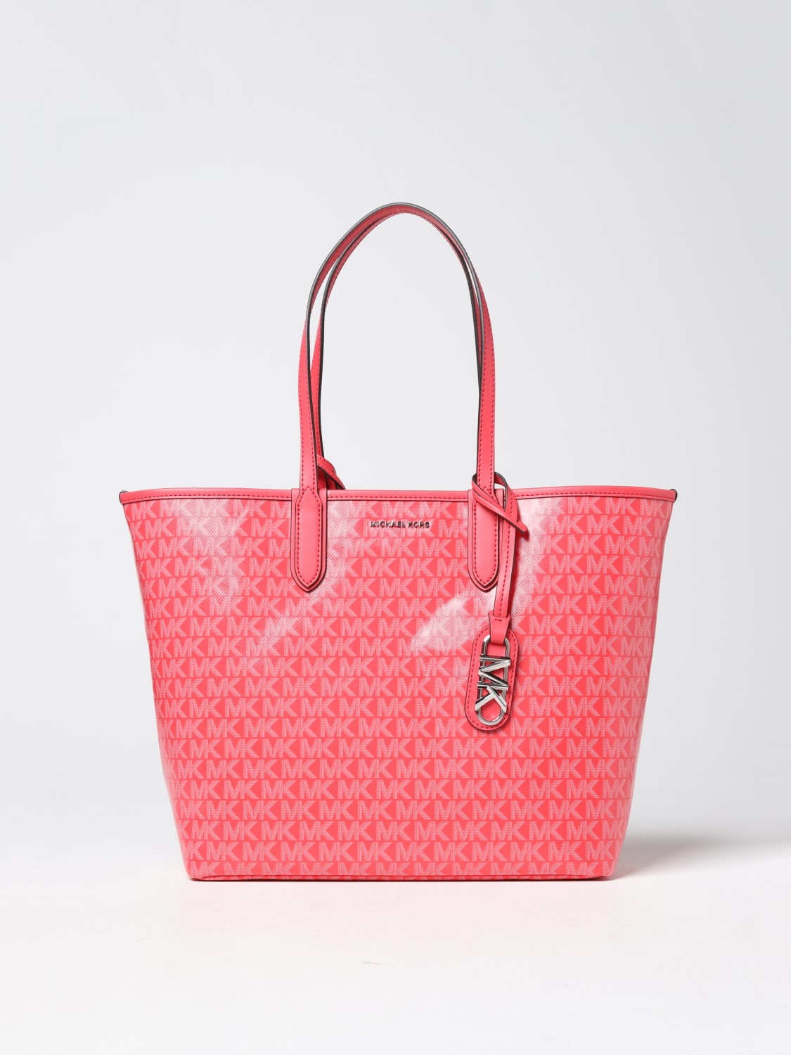 MICHAEL MICHAEL KORS Eliza bag in coated fabric Geranium Michael Michael Kors tote bags 30S3SZAT7V online at GIGLIO.COM