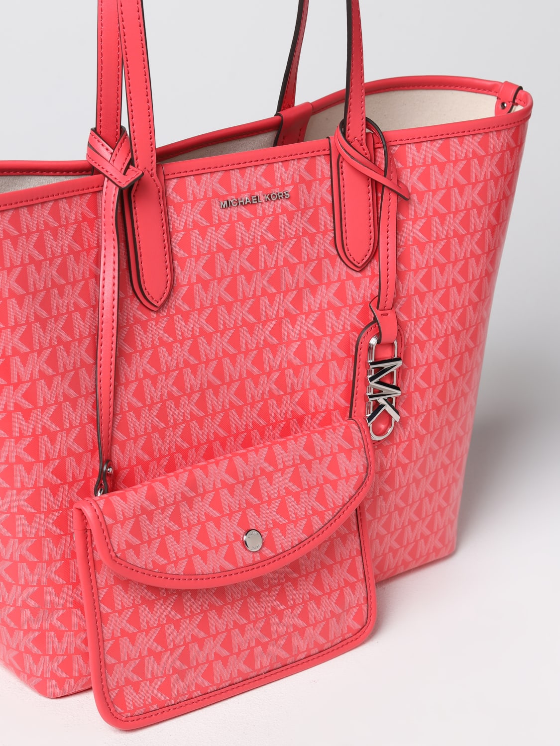 Michael kors tote red cheap