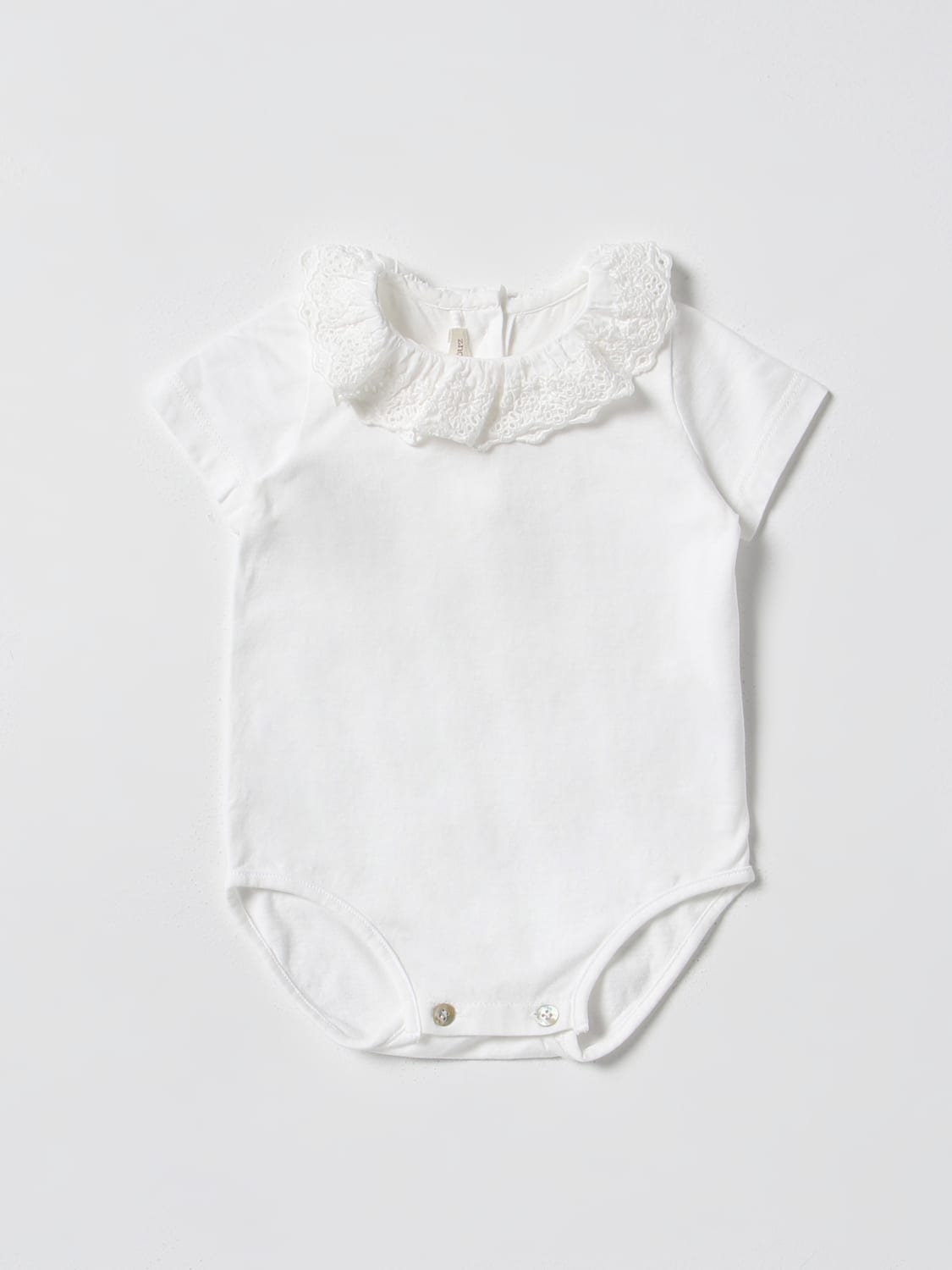 ZHOE & TOBIAH BODYSUIT: Bodysuit kids Zhoe & Tobiah, White - Img 1