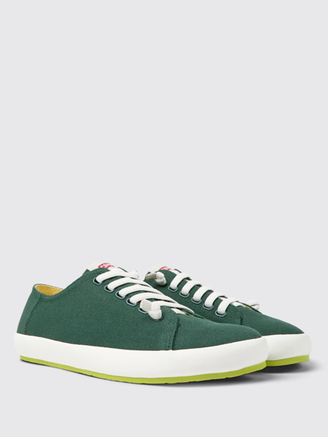 CAMPER SNEAKERS: Sneakers Peu Rambla Camper in cotone riciclato, Verde - Img 2
