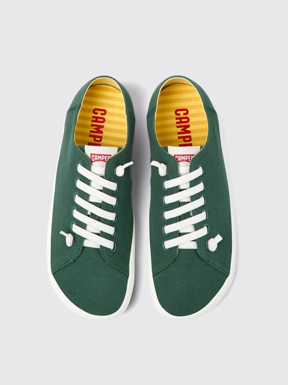 CAMPER SNEAKERS: Sneakers Peu Rambla Camper in cotone riciclato, Verde - Img 4