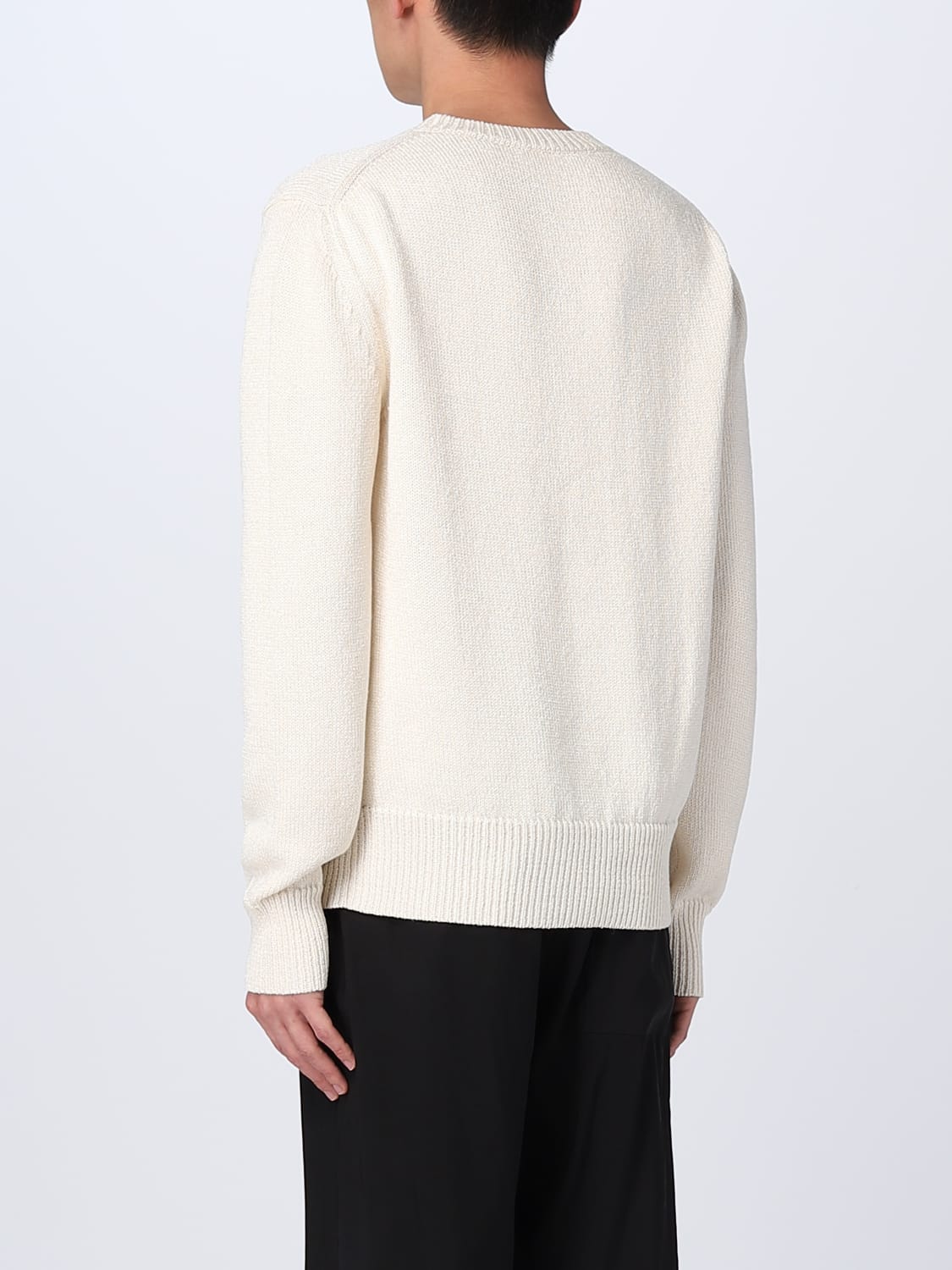 JIL SANDER SWEATER: Sweater men Jil Sander, Yellow Cream - Img 3