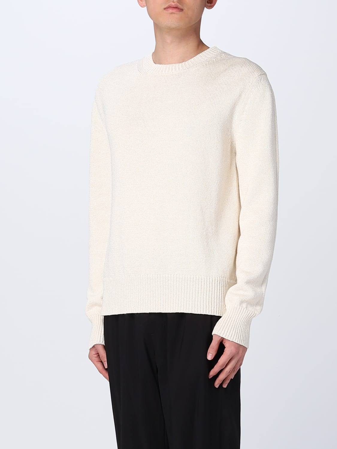 JIL SANDER SWEATER: Sweater men Jil Sander, Yellow Cream - Img 4