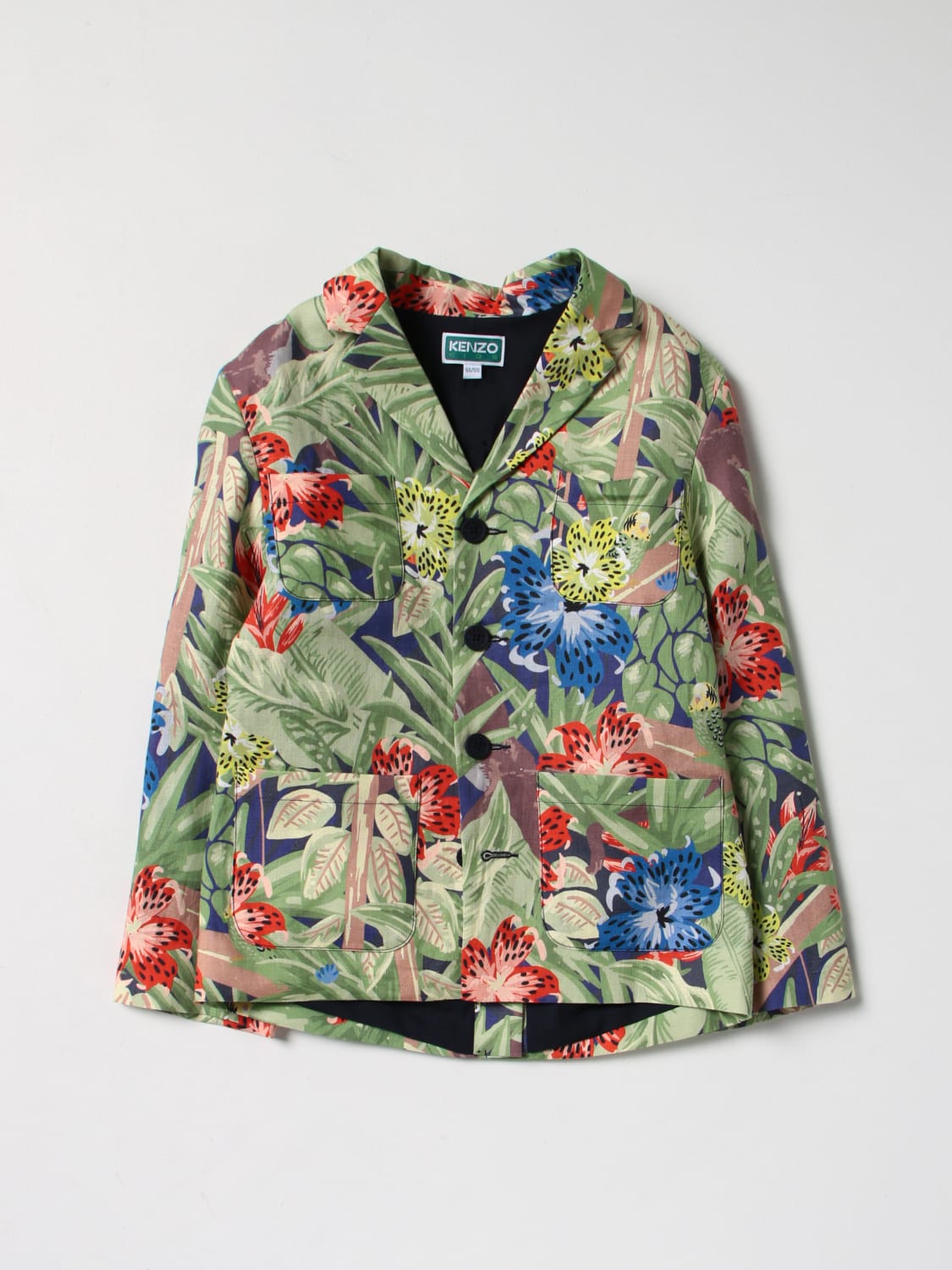 KENZO KIDS JACKET: Blazer woman Kenzo Junior, Marine - Img 1