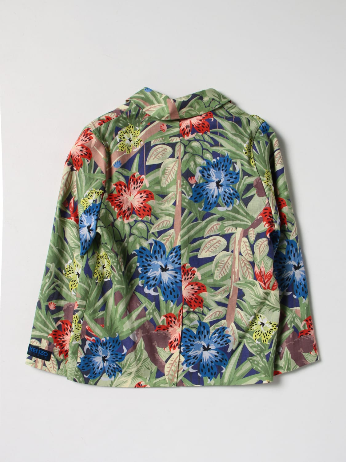 KENZO KIDS JACKET: Blazer woman Kenzo Junior, Marine - Img 2