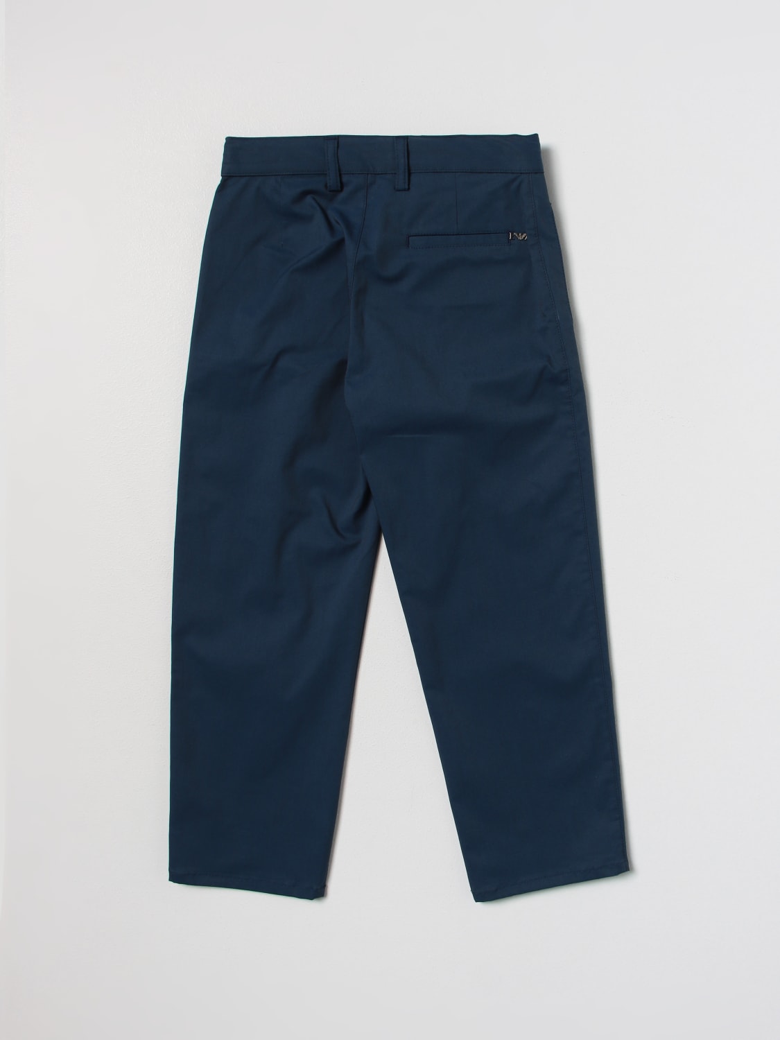 EMPORIO ARMANI TROUSERS: Trousers kids Emporio Armani Kids, Blue - Img 2
