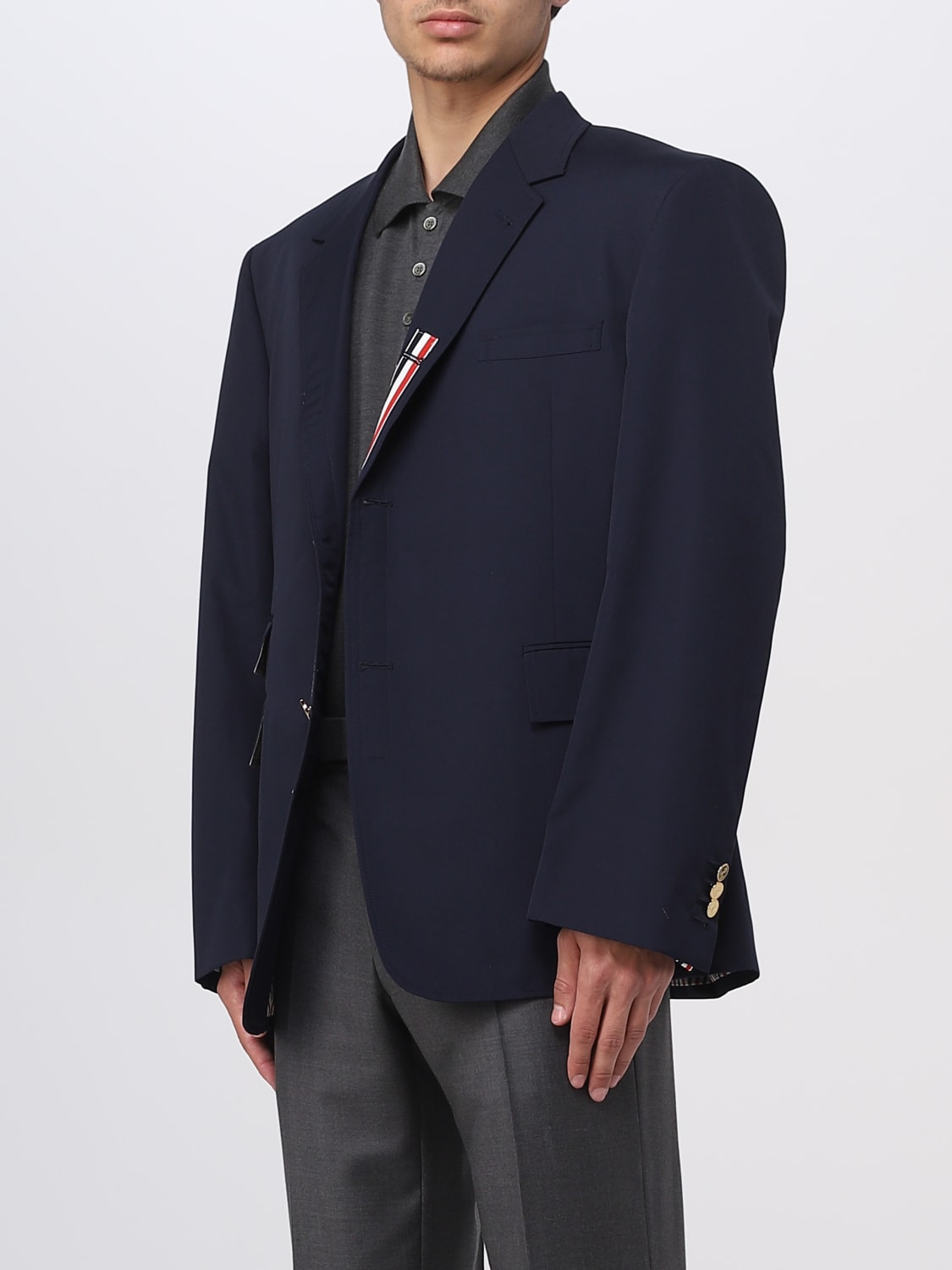 THOM BROWNE：ブレザー メンズ - ブルー | GIGLIO.COMオンライン