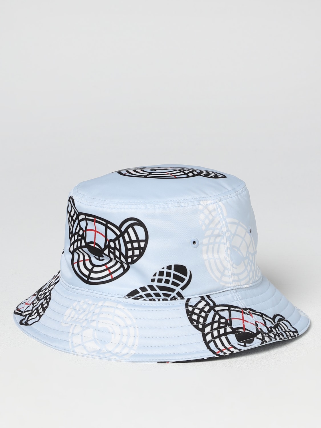 BURBERRY HAT: Burberry cotton hat, Blue - Img 1