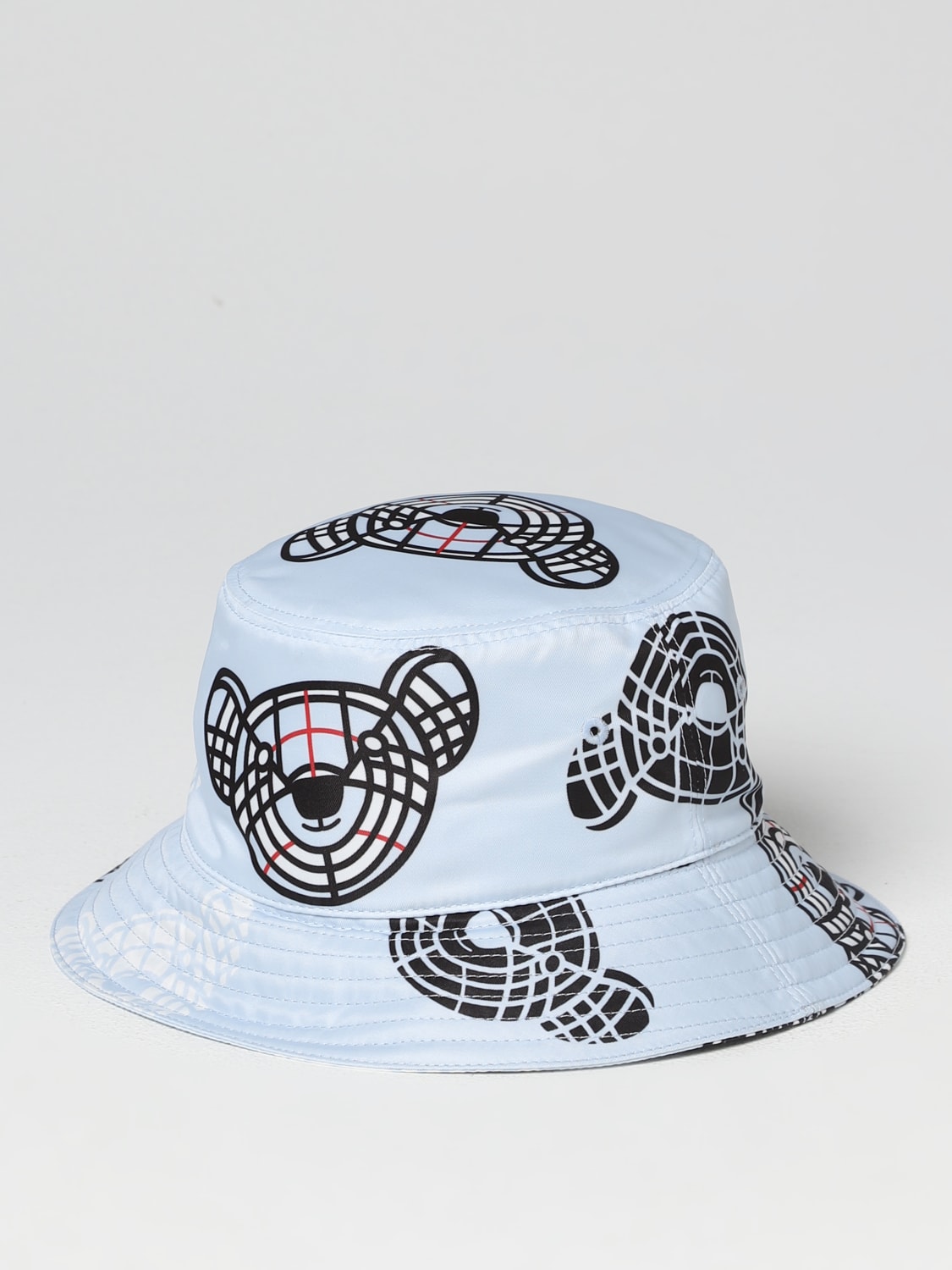 BURBERRY HAT: Burberry cotton hat, Blue - Img 2