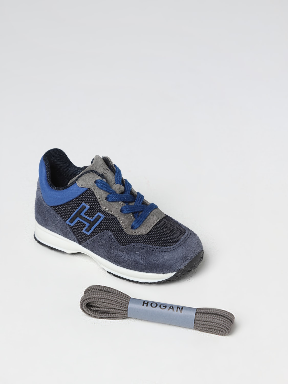 Hogan Outlet Scarpe bambino Junior Blue Sneakers Hogan HXT0920V311N770BAG online su GIGLIO.COM