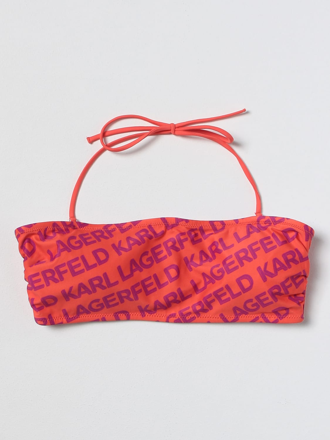 KARL LAGERFELD SWIMSUIT: Swimsuit woman Karl Lagerfeld, Orange - Img 2